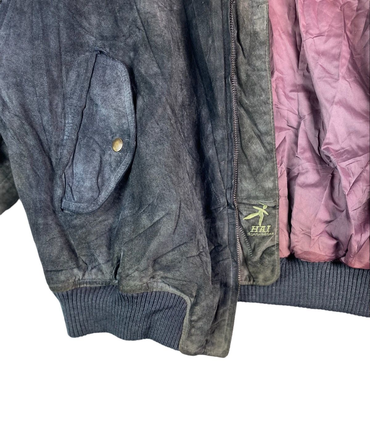 Hai Sporting Gear × Issey Miyake × Vintage 🔥HAI SPORTING GEAR Autumn Winter collection leather jacket Size US M / EU 48-50 / 2 - 5 Thumbnail