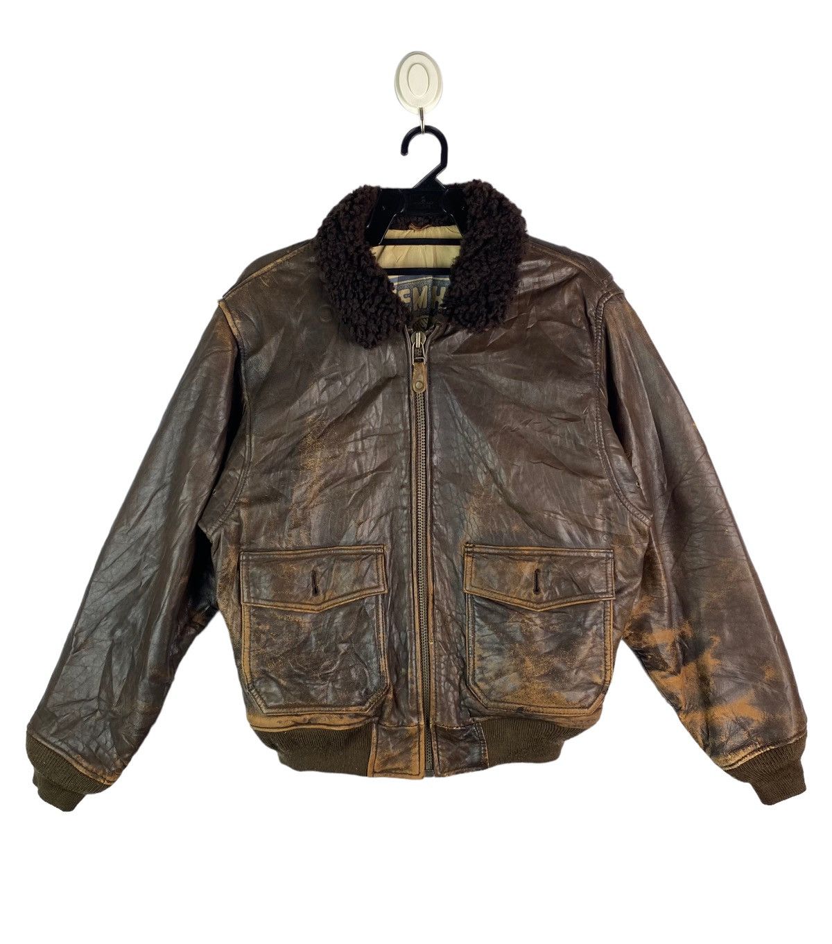 90s vintage G1 A2 Leather flight jacket