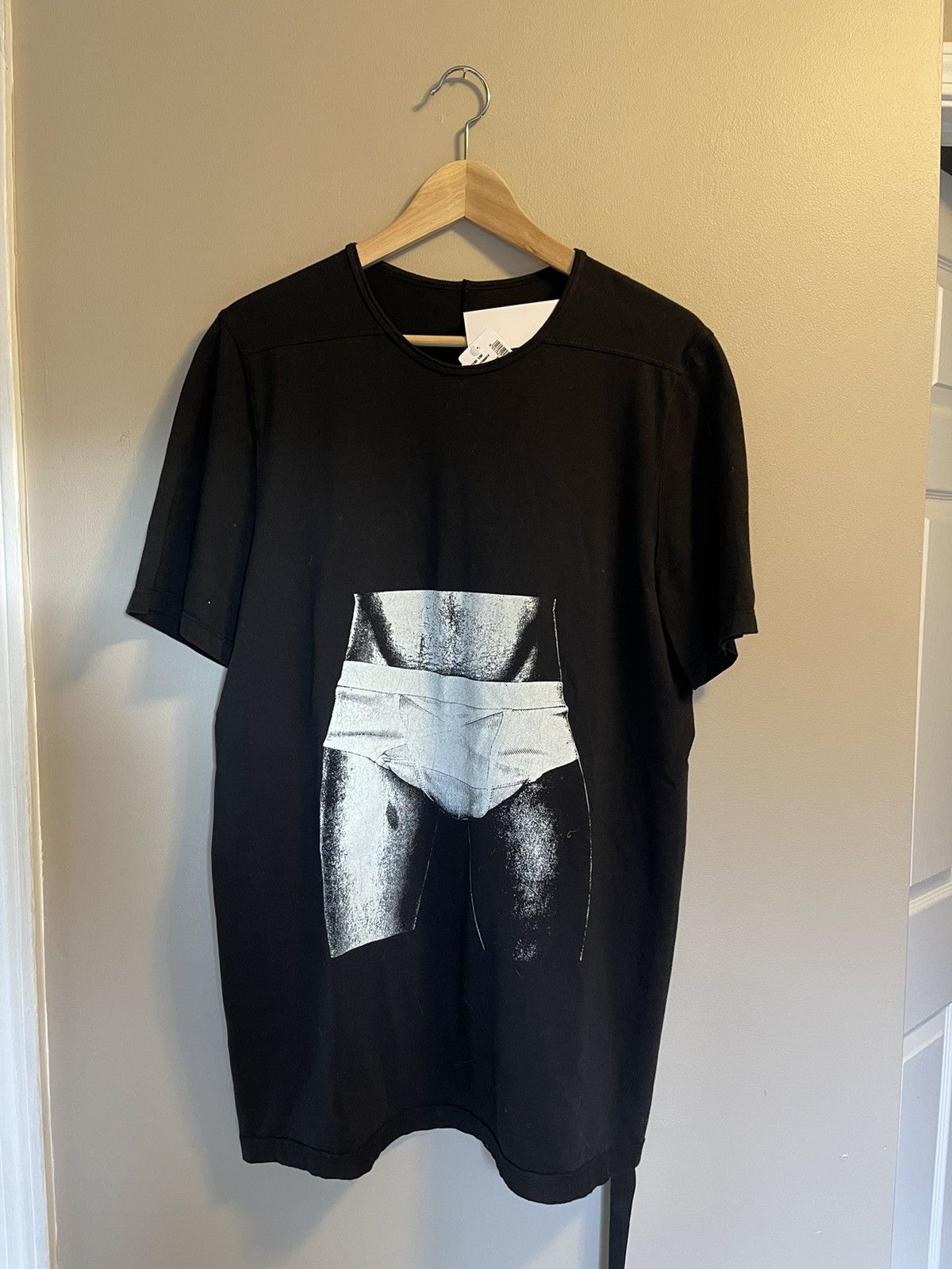 Pre-owned Rick Owens Tyson Short Sleeve Shirt In Black