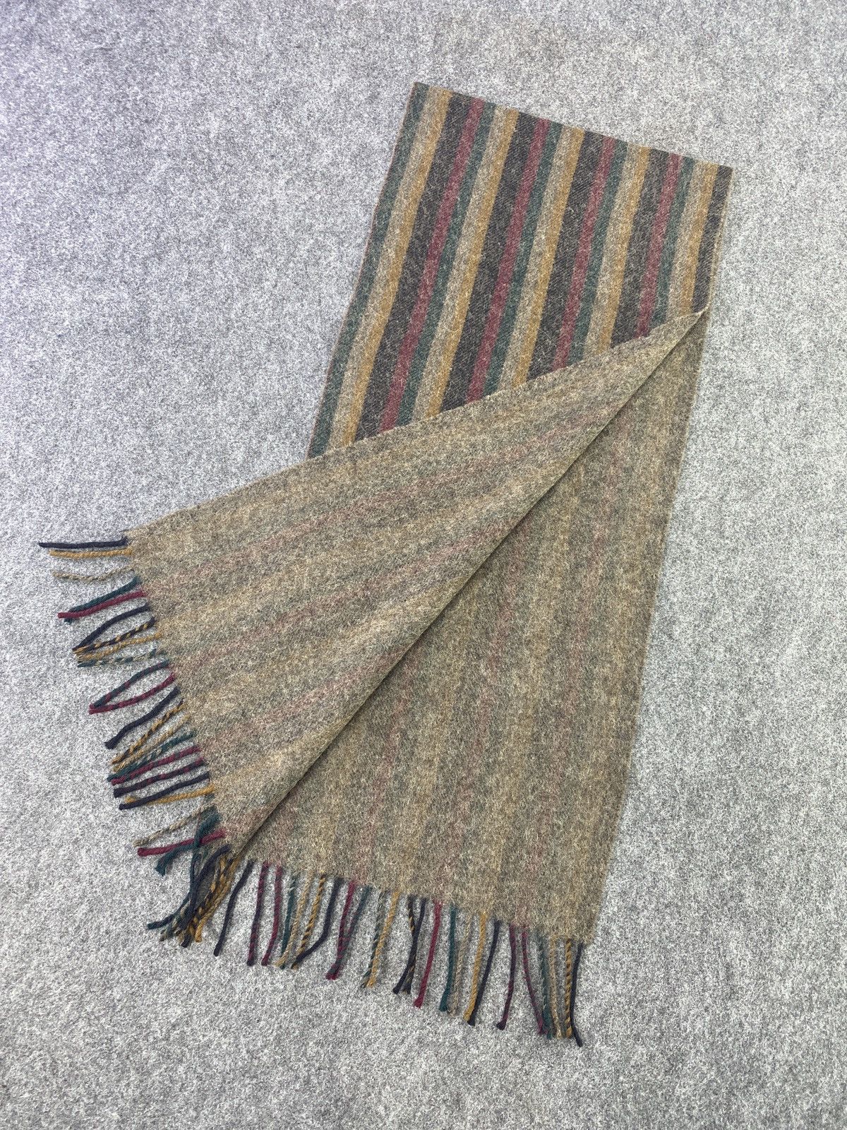 Christian Dior Monsieur Christian Dior Wool Scarf/Muffler/Neckwear-T244 Size ONE SIZE - 3 Thumbnail