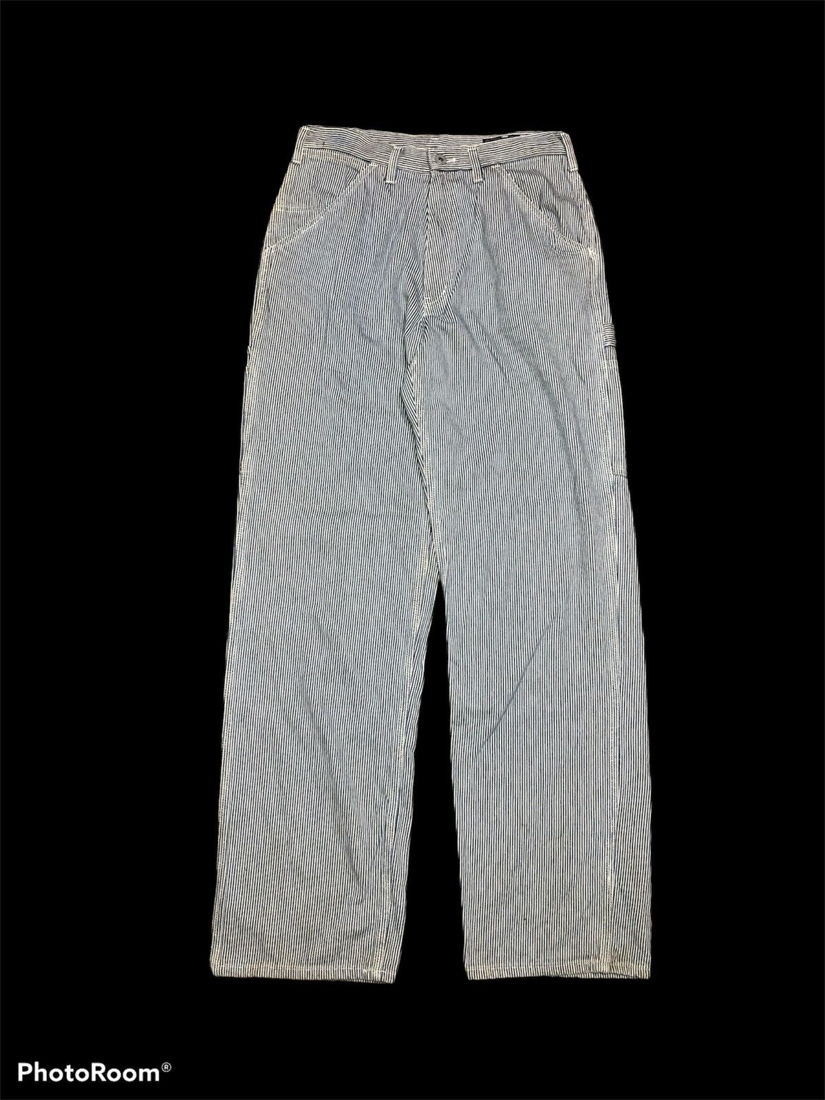 Vintage BAGGY⚡️VINTAGE UCW HICKORY STRIPE CARPENTER PANT Size US 30 / EU 46 - 1 Thumbnail