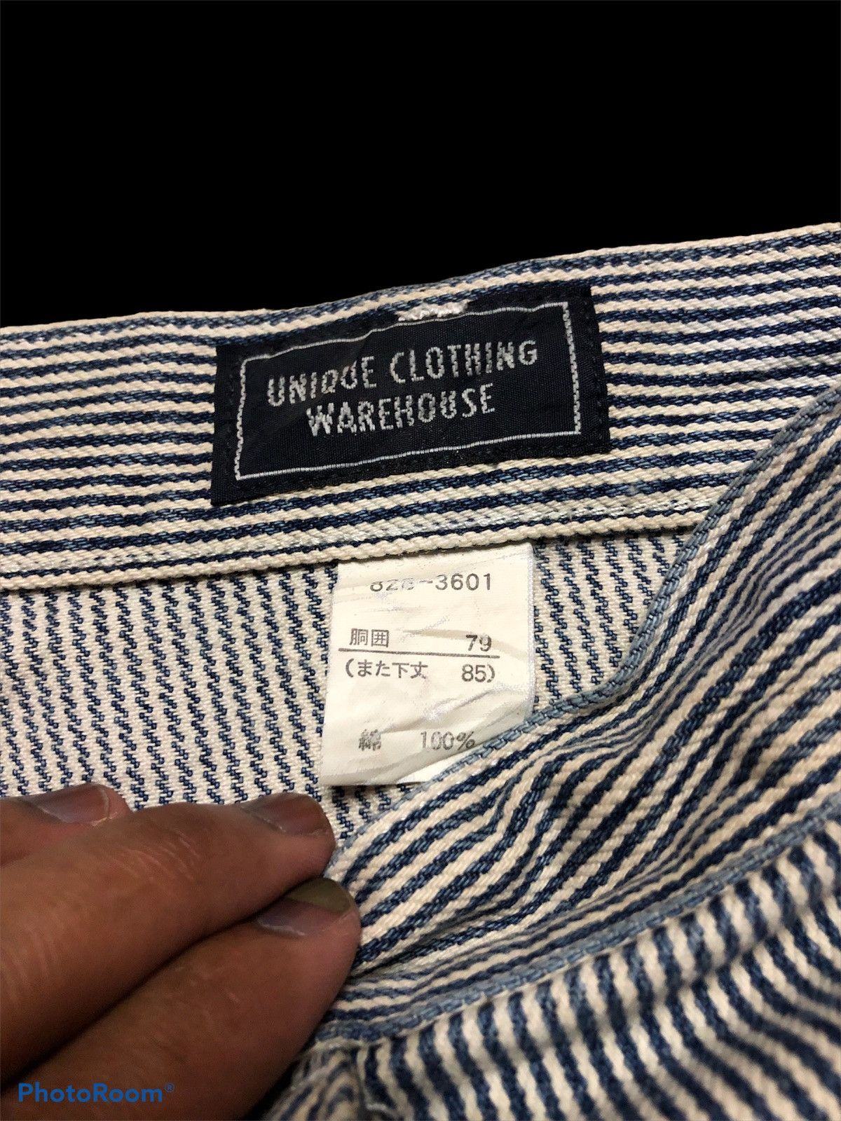 Vintage BAGGY⚡️VINTAGE UCW HICKORY STRIPE CARPENTER PANT Size US 30 / EU 46 - 3 Thumbnail