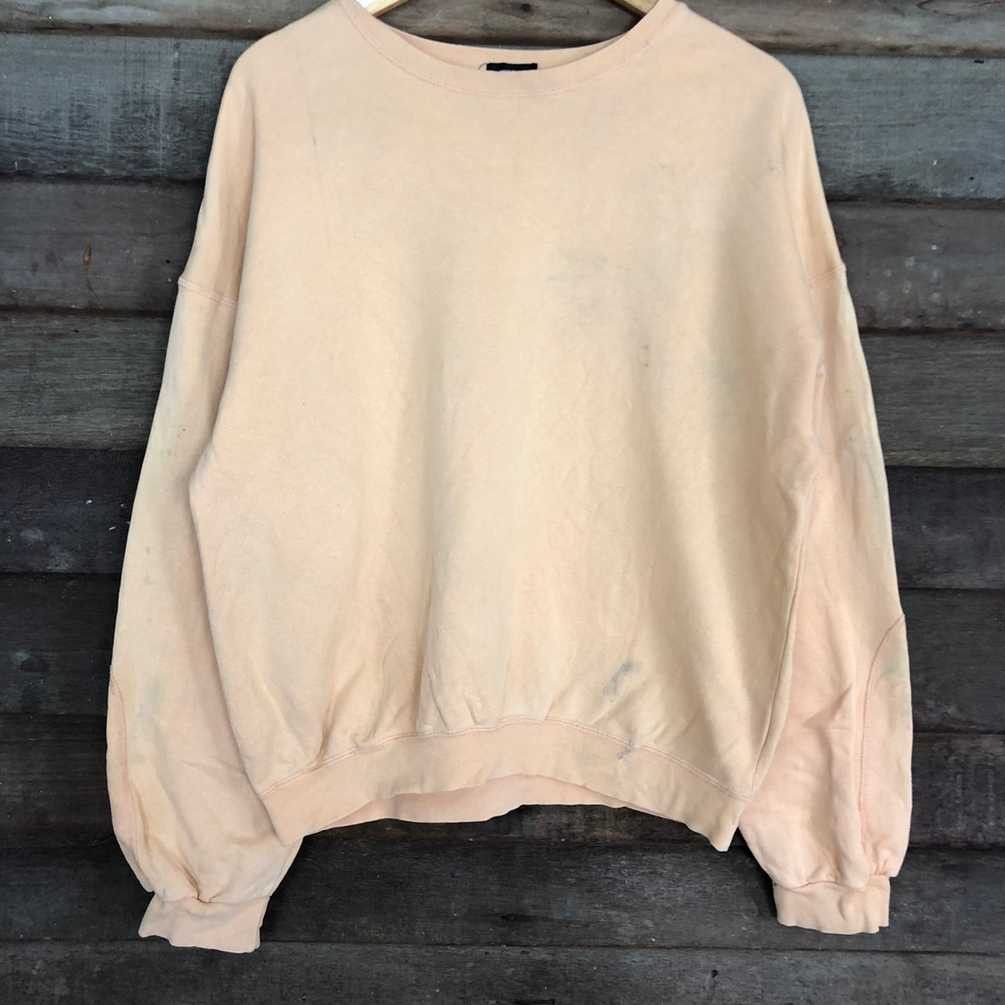 Comme Ca Ism DLL Comme Ca Ism Light Brown faded Sweatshirt #c1197 Size US L / EU 52-54 / 3 - 11 Thumbnail