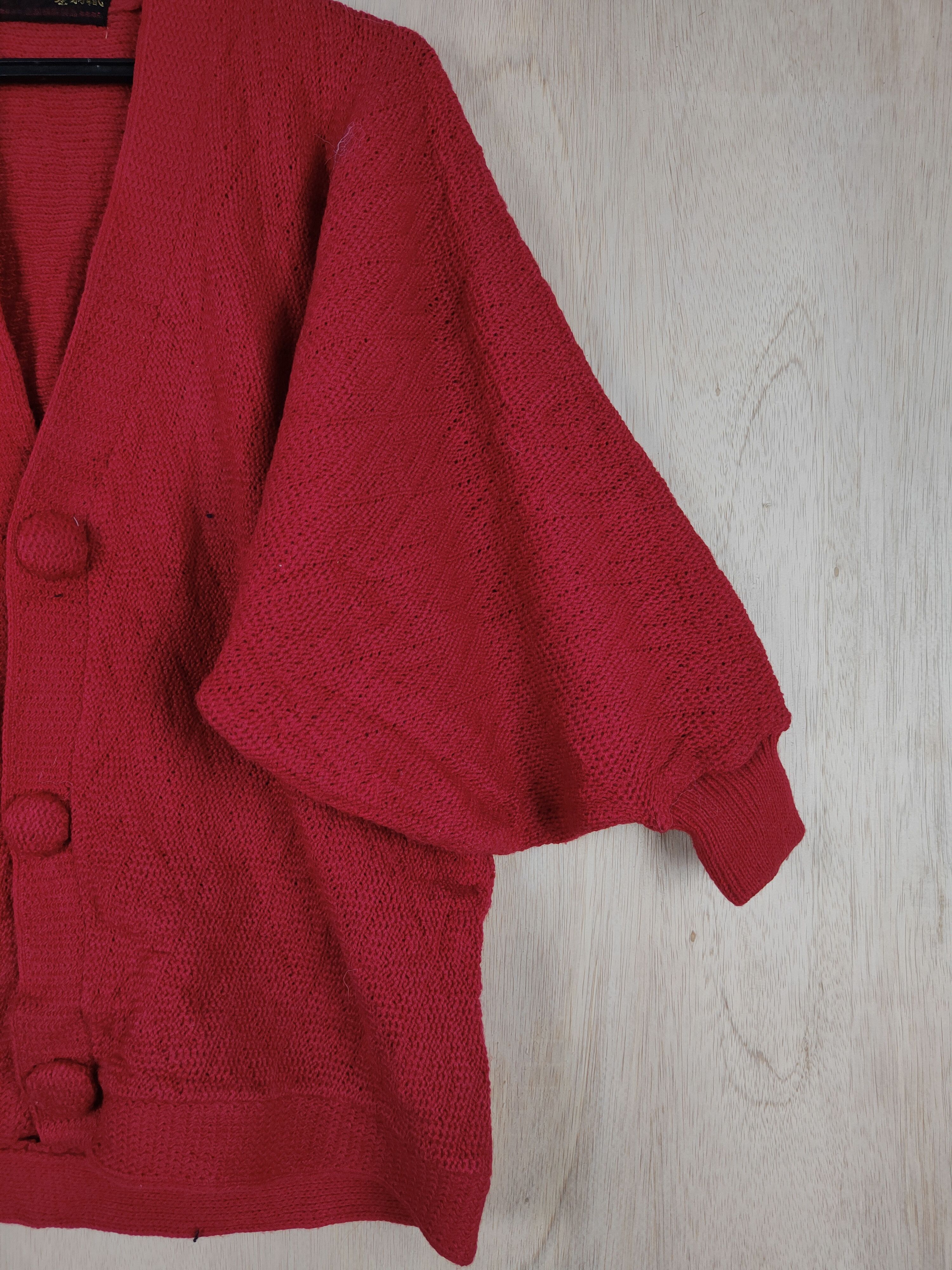 Japanese Brand Japanese Brand kimono style knitwear Red Cardigan #S297 Size US M / EU 48-50 / 2 - 4 Thumbnail