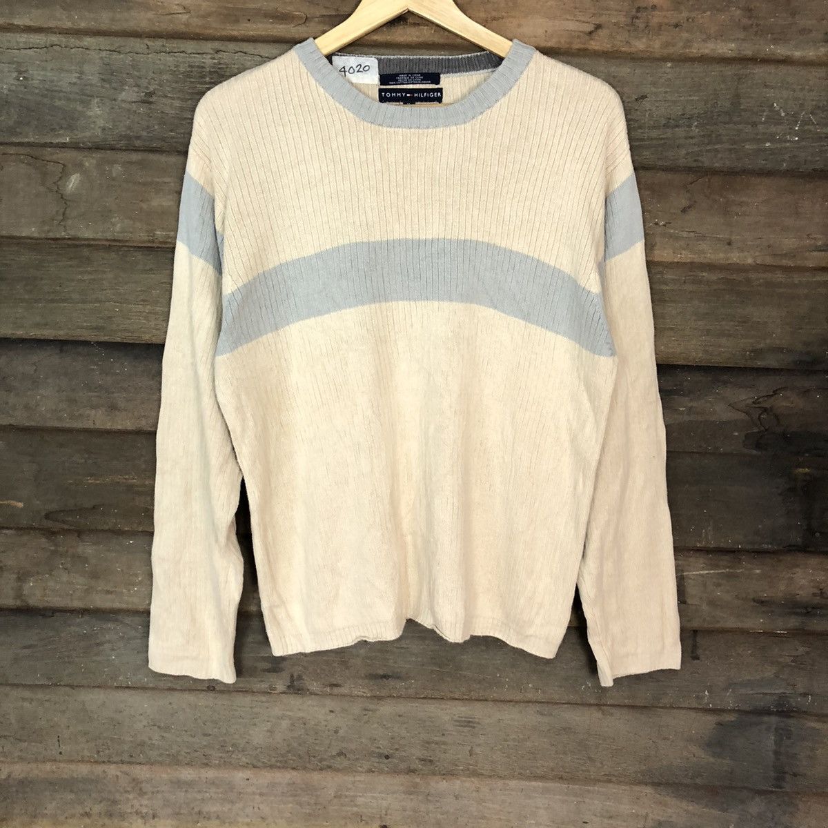 Tommy Hilfiger Tommy Hilfiger Cream Sweatshirt knitwear #4020 Size US M / EU 48-50 / 2 - 3 Thumbnail