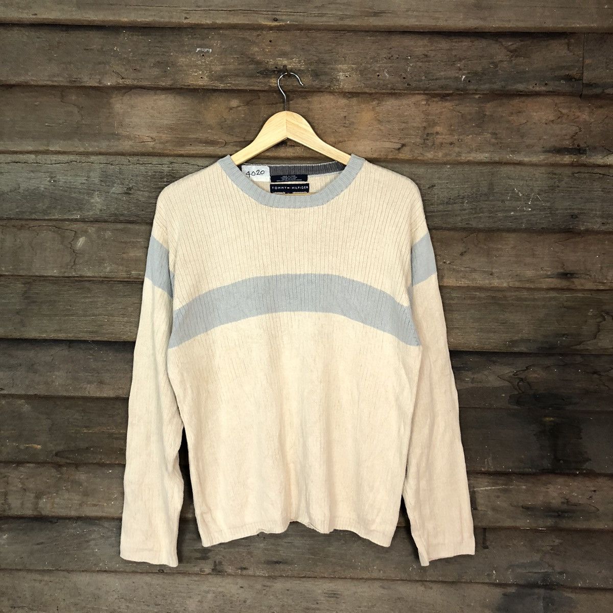Tommy Hilfiger Tommy Hilfiger Cream Sweatshirt knitwear #4020 Size US M / EU 48-50 / 2 - 1 Thumbnail