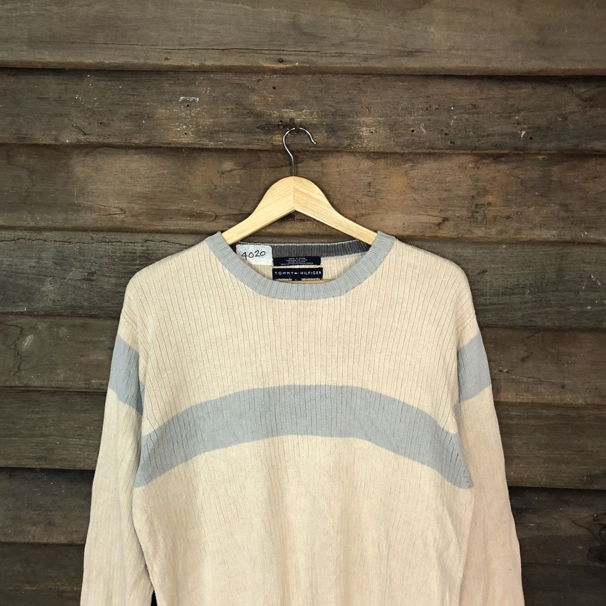 Tommy Hilfiger Tommy Hilfiger Cream Sweatshirt knitwear #4020 Size US M / EU 48-50 / 2 - 2 Thumbnail