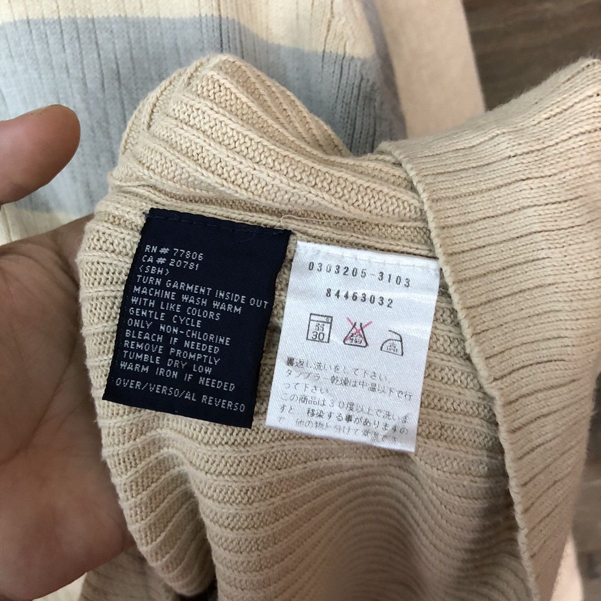 Tommy Hilfiger Tommy Hilfiger Cream Sweatshirt knitwear #4020 Size US M / EU 48-50 / 2 - 9 Thumbnail