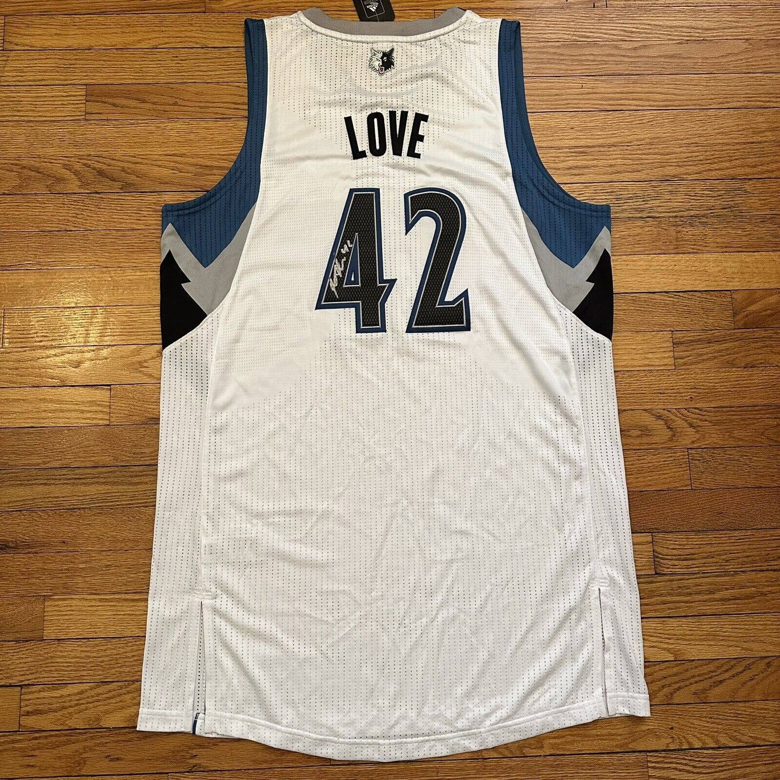 Adidas NWT Adidas Kevin Love Timberwolves Pro Cut Team Issue Jersey Size US XXL / EU 58 / 5 - 5 Thumbnail