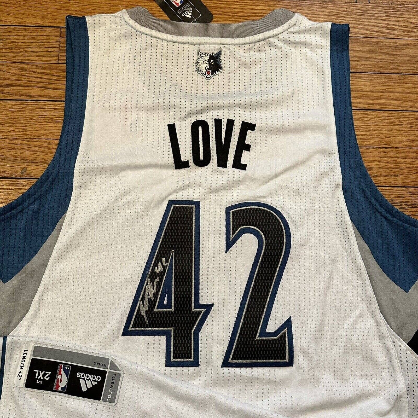 Adidas NWT Adidas Kevin Love Timberwolves Pro Cut Team Issue Jersey Size US XXL / EU 58 / 5 - 1 Preview