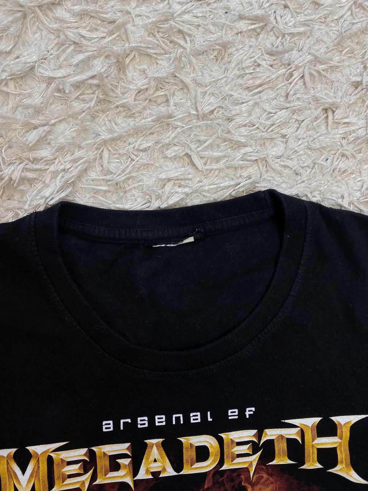 Band Tees × Megadeth × Vintage Vintage Arsenal of Megadeth Band tees Deadstock tee shirt Size US S / EU 44-46 / 1 - 4 Thumbnail