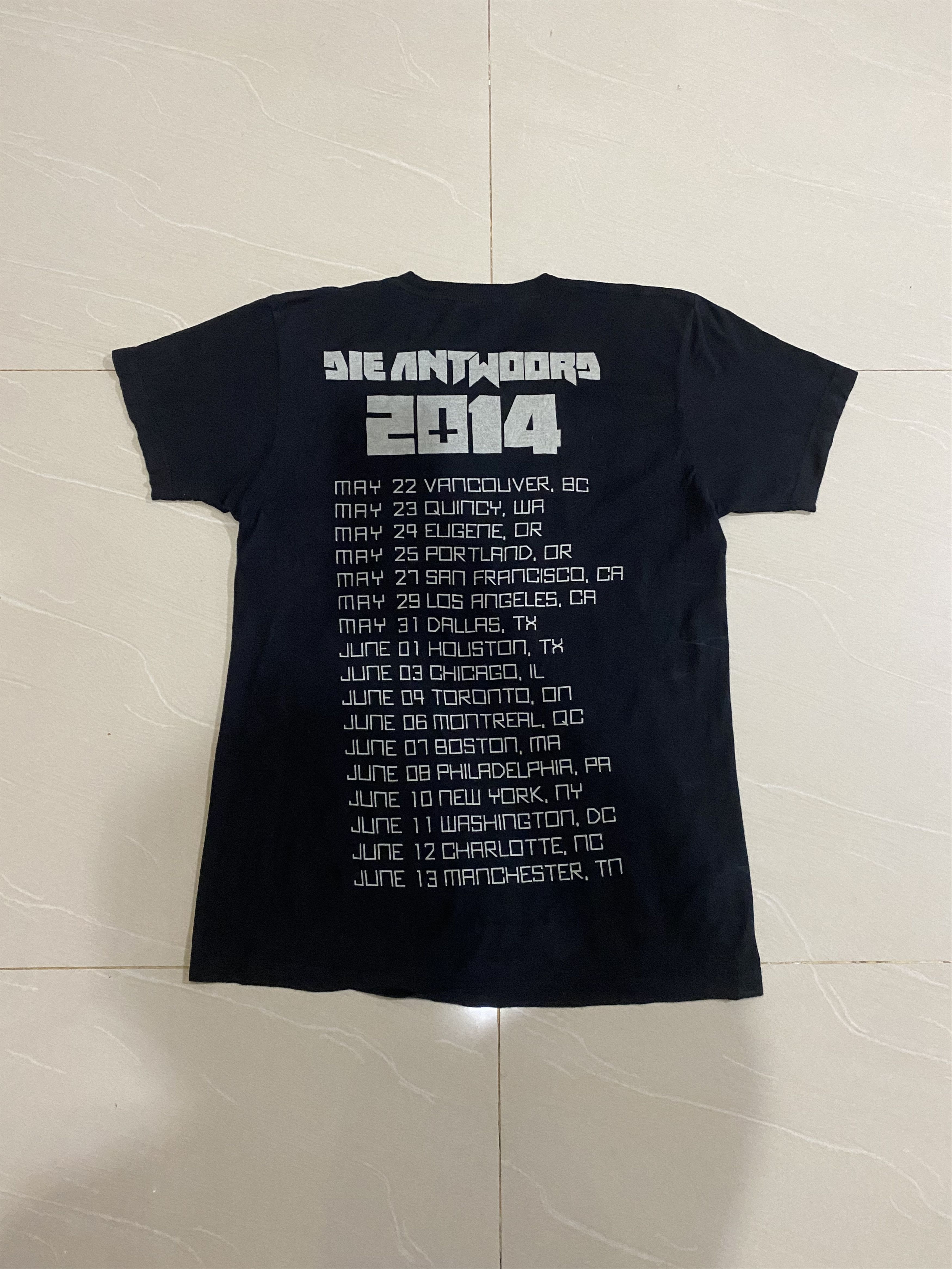 Band Tees Die Antwoord 2014 Tour Tshirt Size US M / EU 48-50 / 2 - 1 Thumbnail