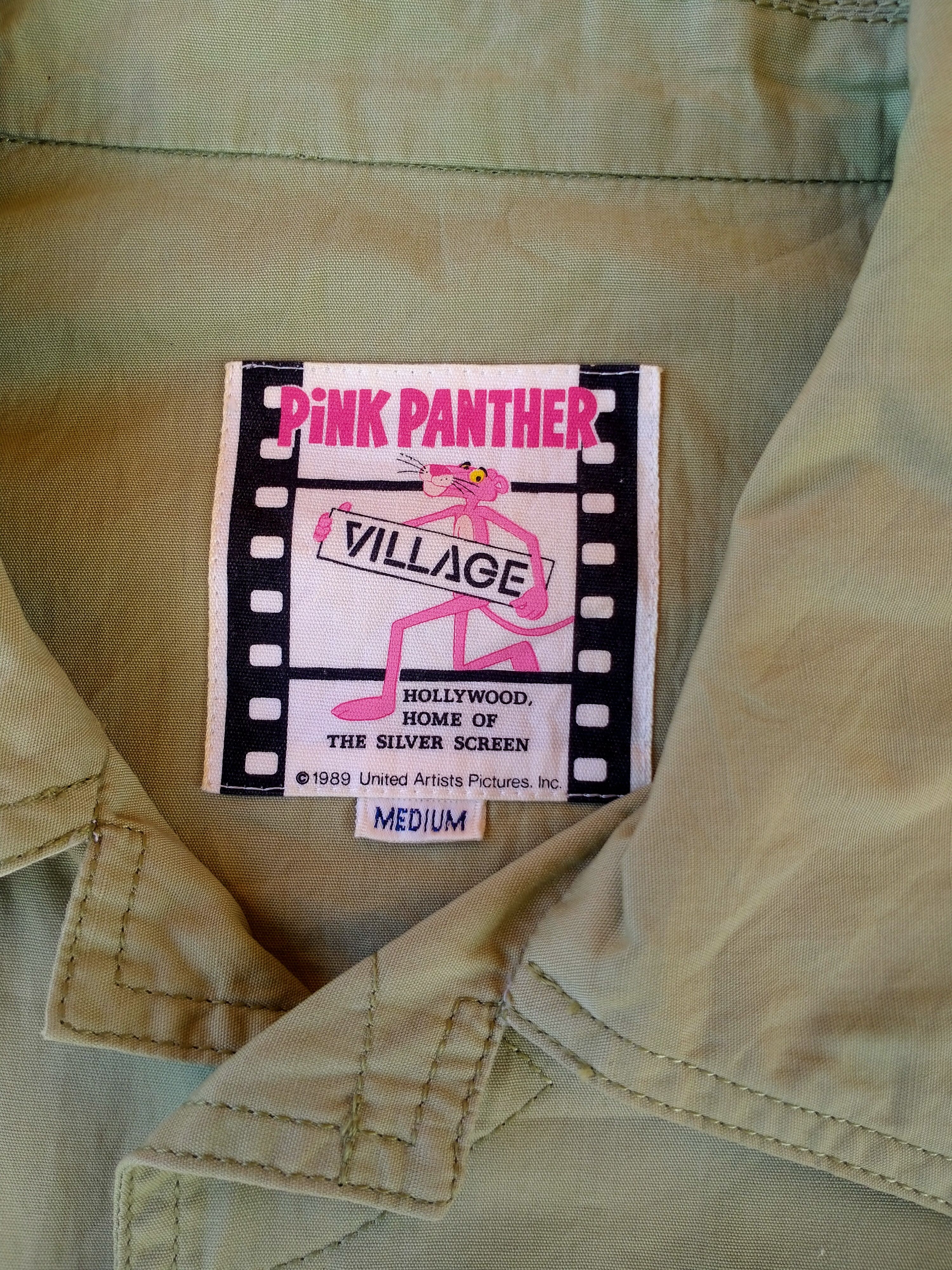 Cartoon Network VINTAGE 80'S PINK PANTHER EMBROIDERED BUTTON UP JACKET Size US M / EU 48-50 / 2 - 3 Thumbnail