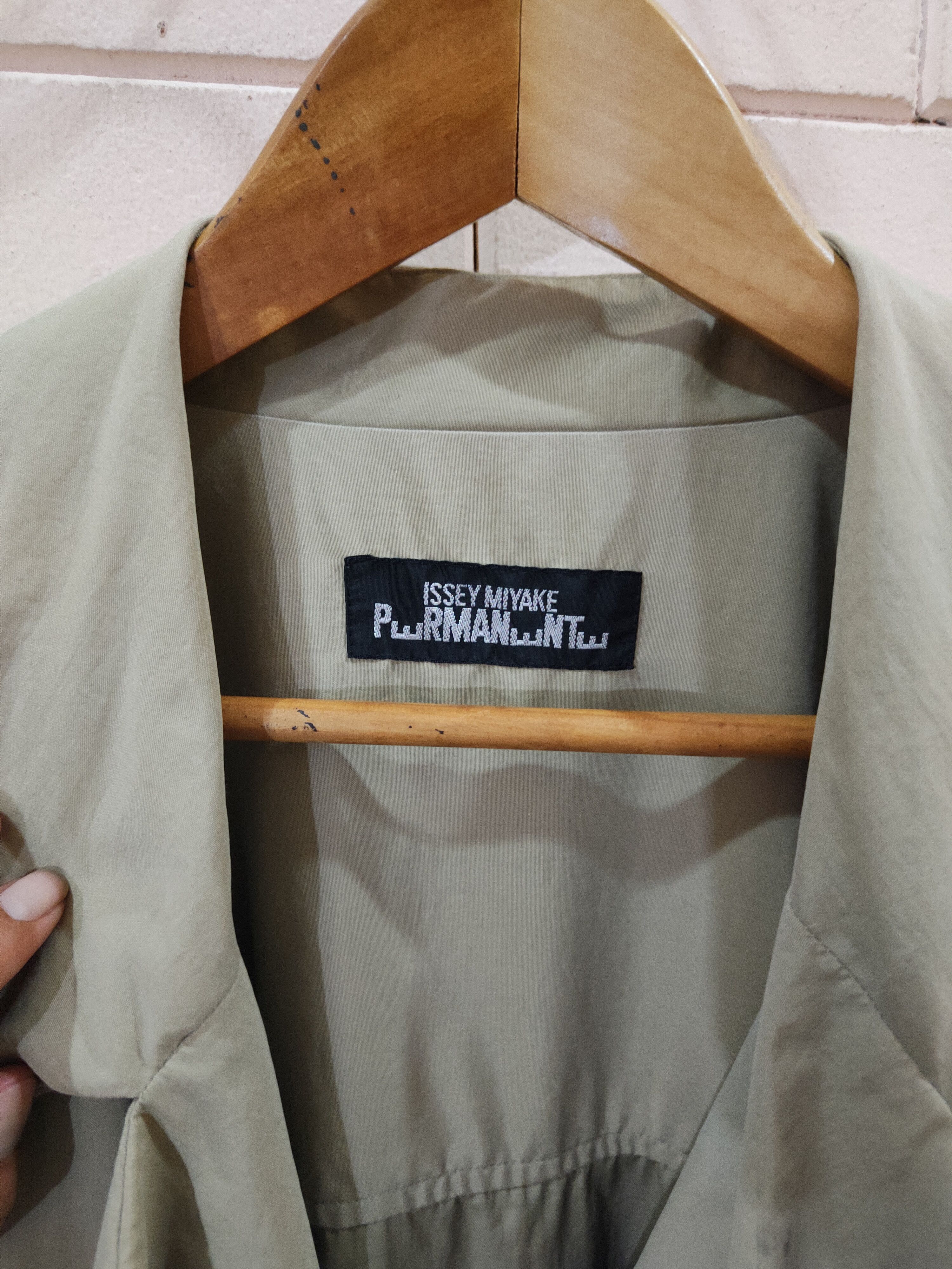 Issey Miyake Vintage Issey Miyake Permanente Trench Coat Size US M / EU 48-50 / 2 - 8 Thumbnail