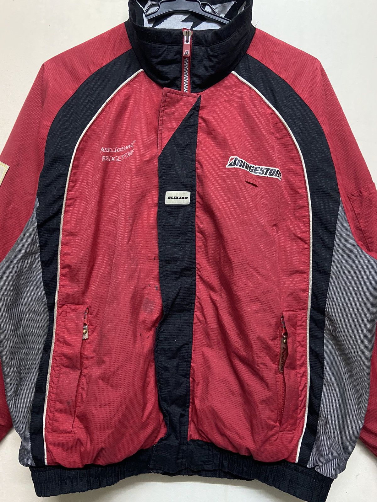 Japanese Brand × Vintage Vintage Blizzak By Bringestone Racing Jacket Size US XL / EU 56 / 4 - 2 Thumbnail