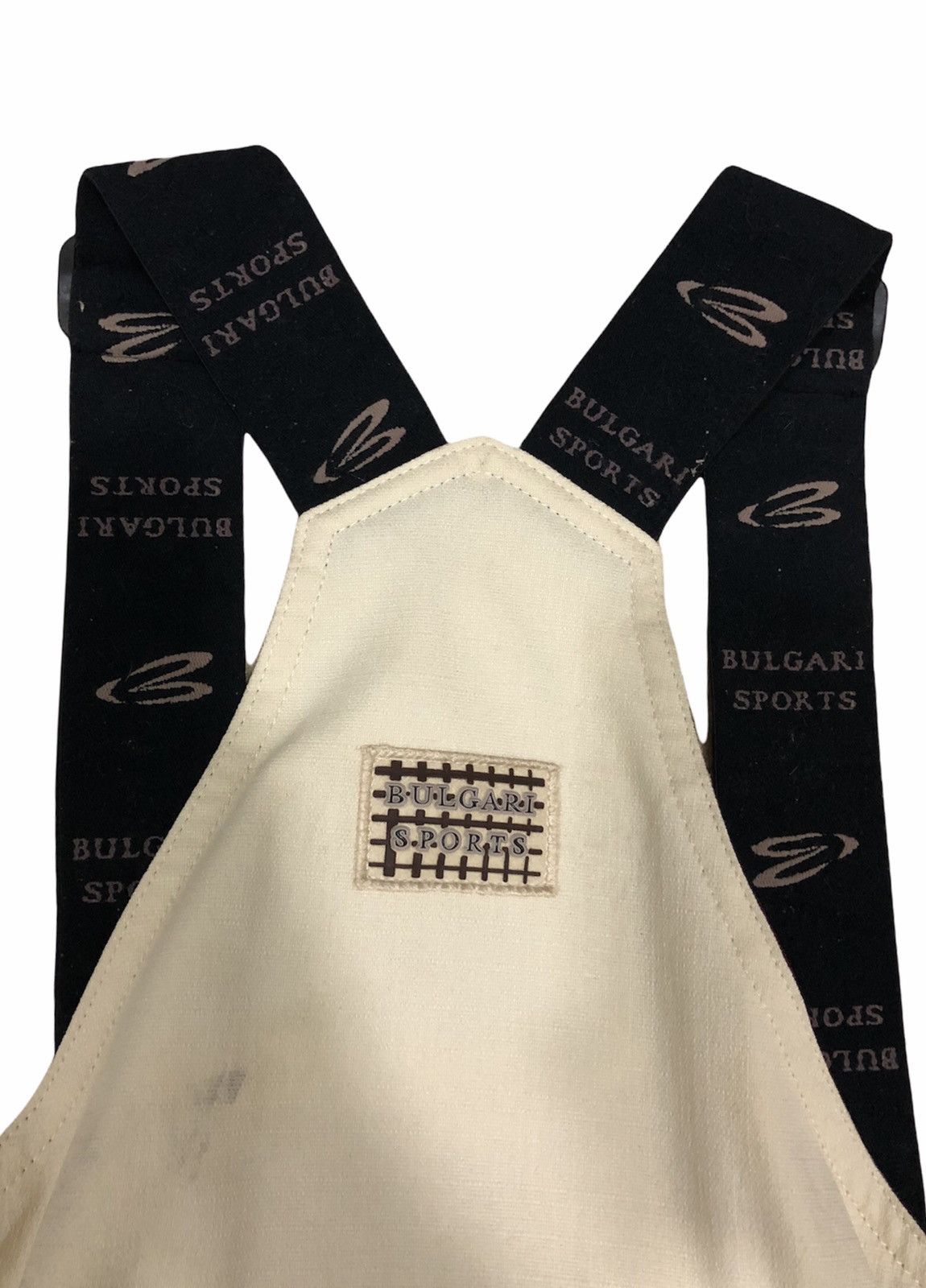 Bvlgari × Vintage Vintage BULGARI SPORTS White Snow Bib Pants Size L Size US 32 / EU 48 - 11 Thumbnail