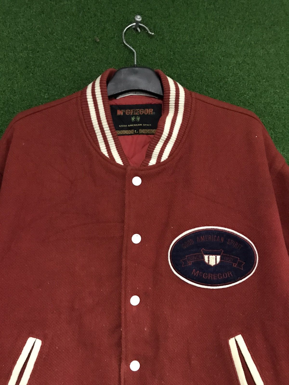 Vintage Vintage McGregor Varsity Jacket Size US L / EU 52-54 / 3 - 3 Thumbnail