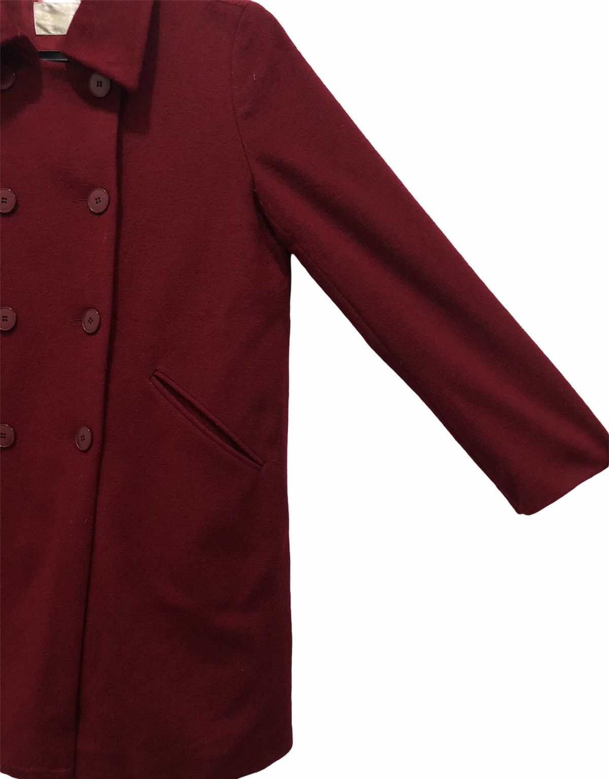 Designer CACHEMIRE ET LAINE WOOL LONG COAT Size US M / EU 48-50 / 2 - 4 Thumbnail