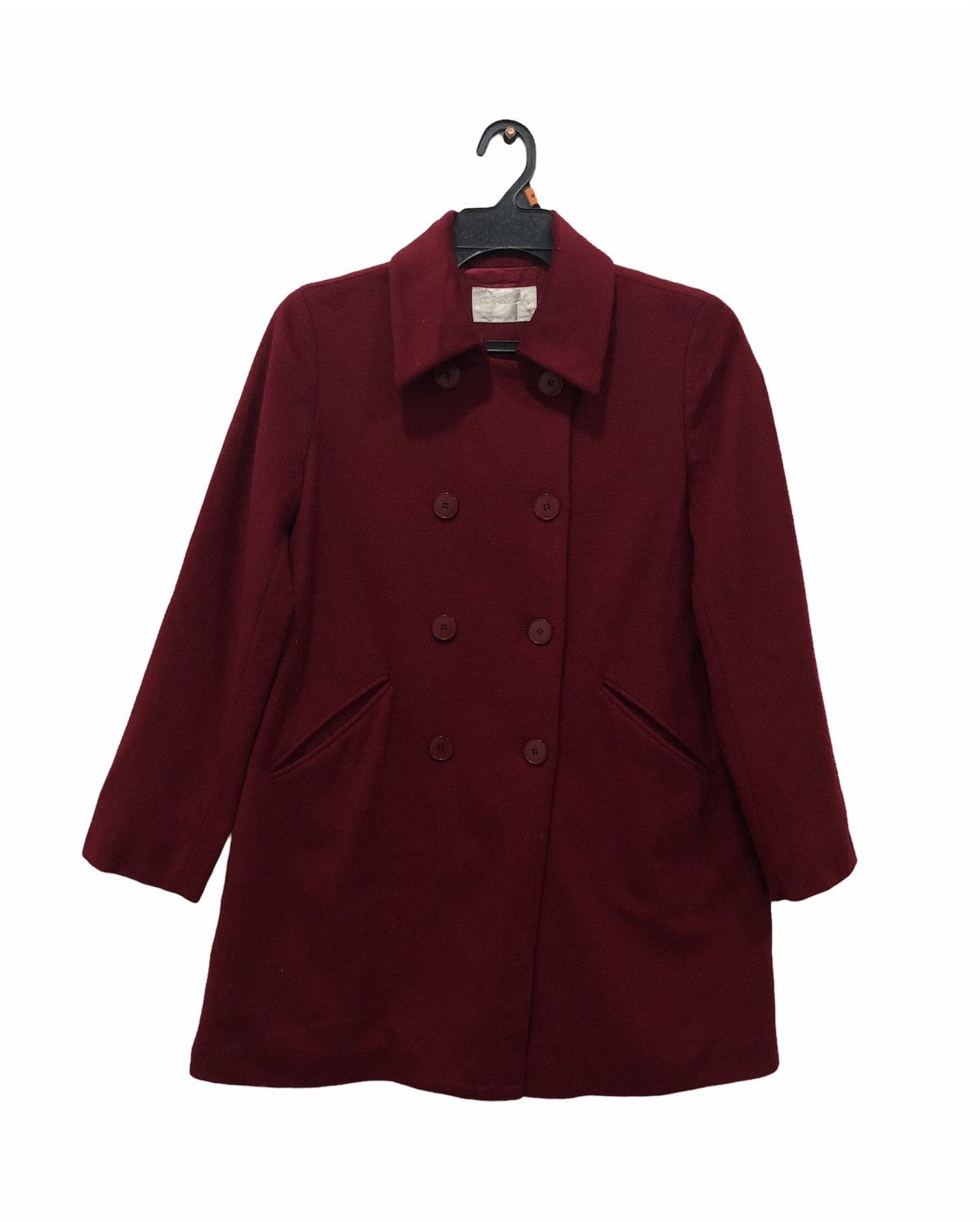 Designer CACHEMIRE ET LAINE WOOL LONG COAT Size US M / EU 48-50 / 2 - 1 Thumbnail