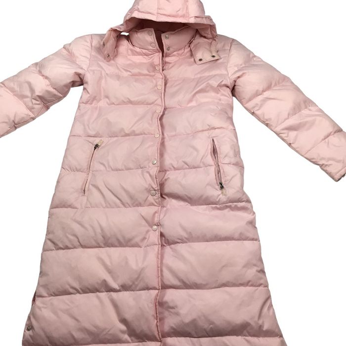 Fubu FUBU classic long pink down puffer jacket 50/50 down feather Grailed