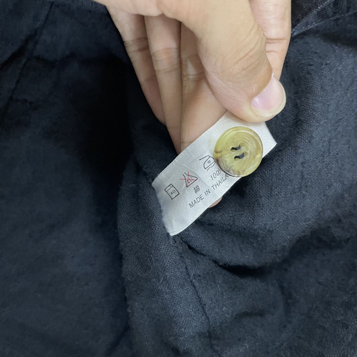 Japanese Brand × Vintage × Yohji Yamamoto 💥 CROPPED YACCO MARICARD BUTTON JACKET Size US M / EU 48-50 / 2 - 9 Thumbnail