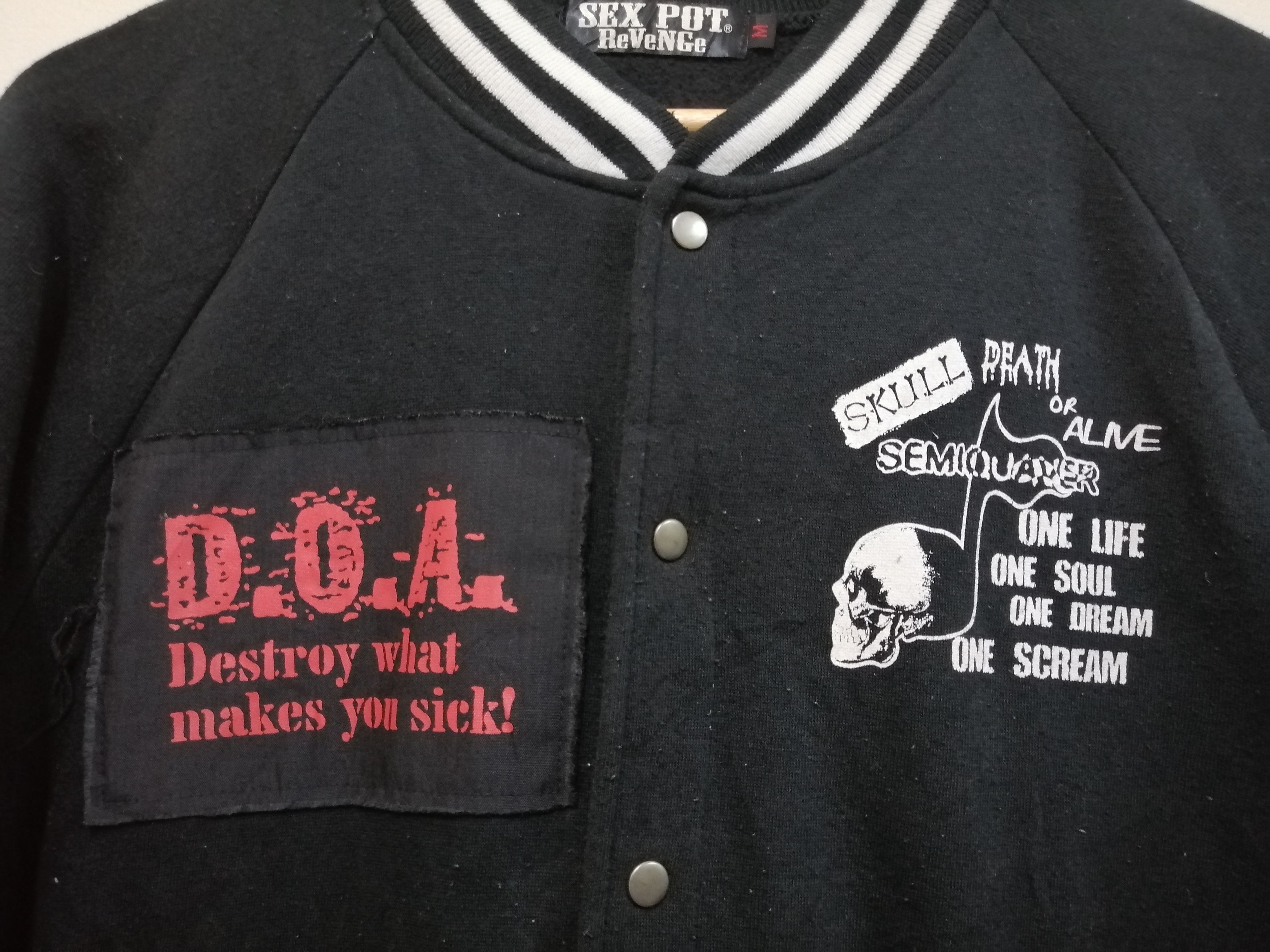 Japanese Brand Sex Pot Revenge vasity jacket Size US M / EU 48-50 / 2 - 8 Thumbnail