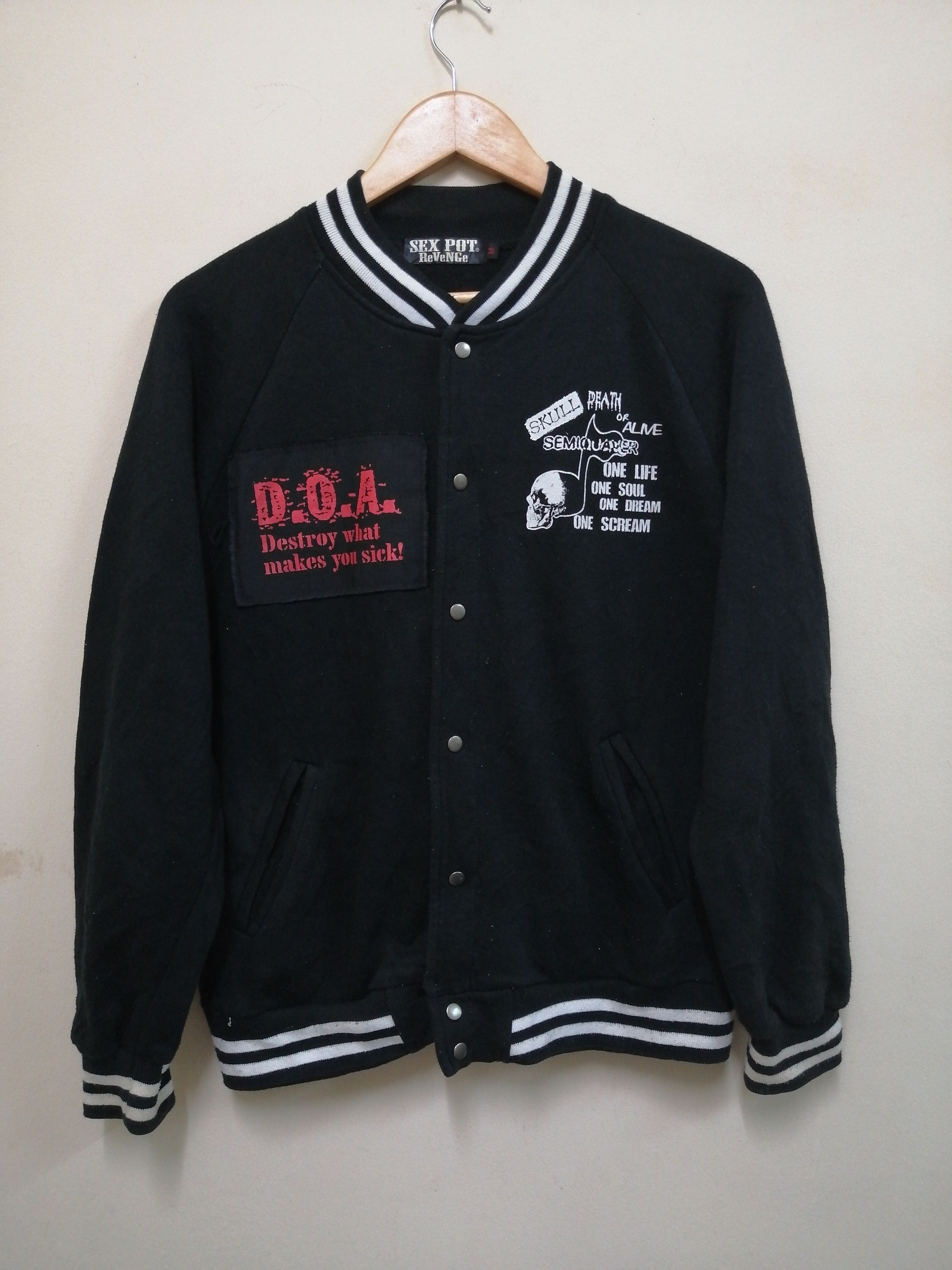 Japanese Brand Sex Pot Revenge vasity jacket Size US M / EU 48-50 / 2 - 4 Thumbnail
