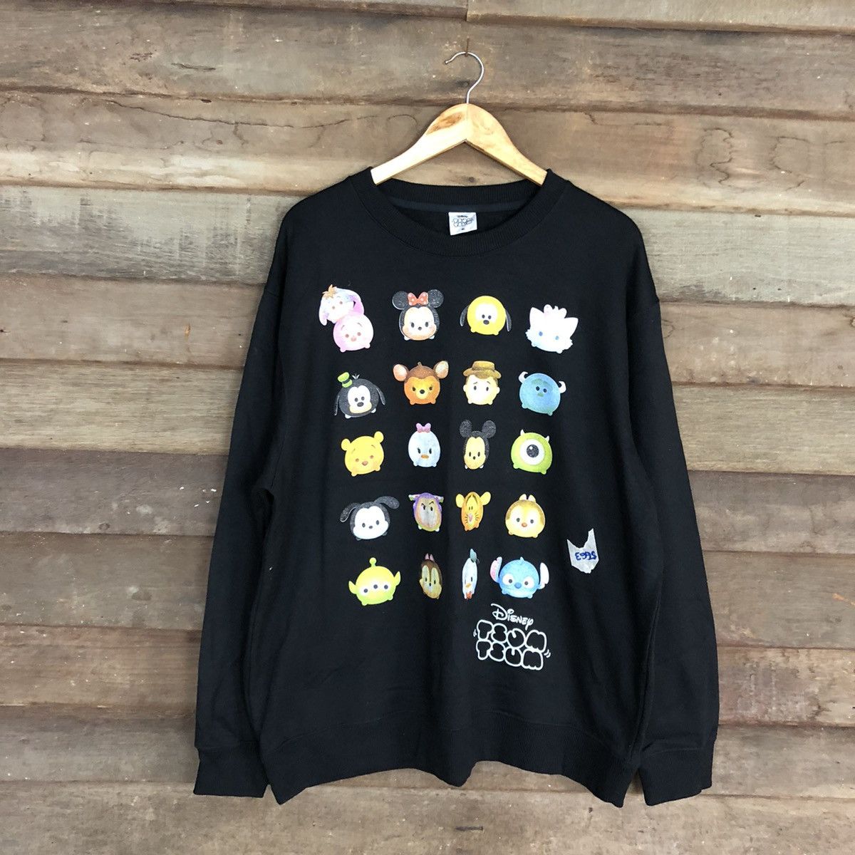 Disney Tsum Tsum Disney Black Sweatshirt #5663 Size US XXL / EU 58 / 5 - 3 Thumbnail