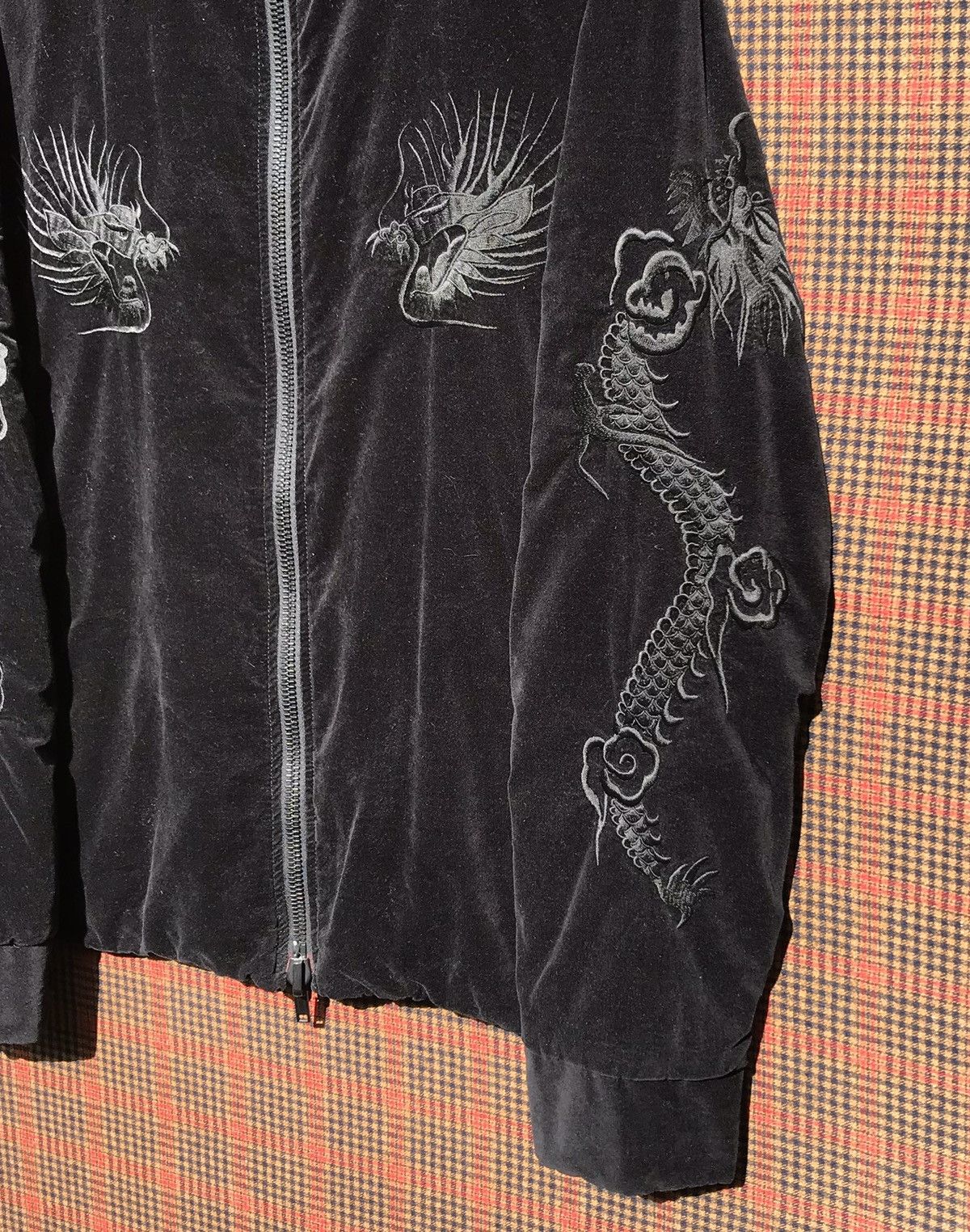 Japanese Brand 1 Piu 1 Uguale 3 Sukajan Reversible Jacket Sukajan Japan Size US L / EU 52-54 / 3 - 11 Thumbnail
