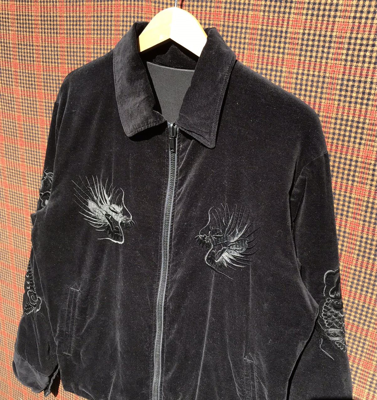 Japanese Brand 1 Piu 1 Uguale 3 Sukajan Reversible Jacket Sukajan Japan Size US L / EU 52-54 / 3 - 10 Thumbnail
