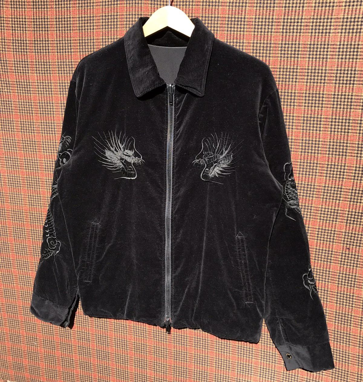 Japanese Brand 1 Piu 1 Uguale 3 Sukajan Reversible Jacket Sukajan Japan Size US L / EU 52-54 / 3 - 7 Thumbnail