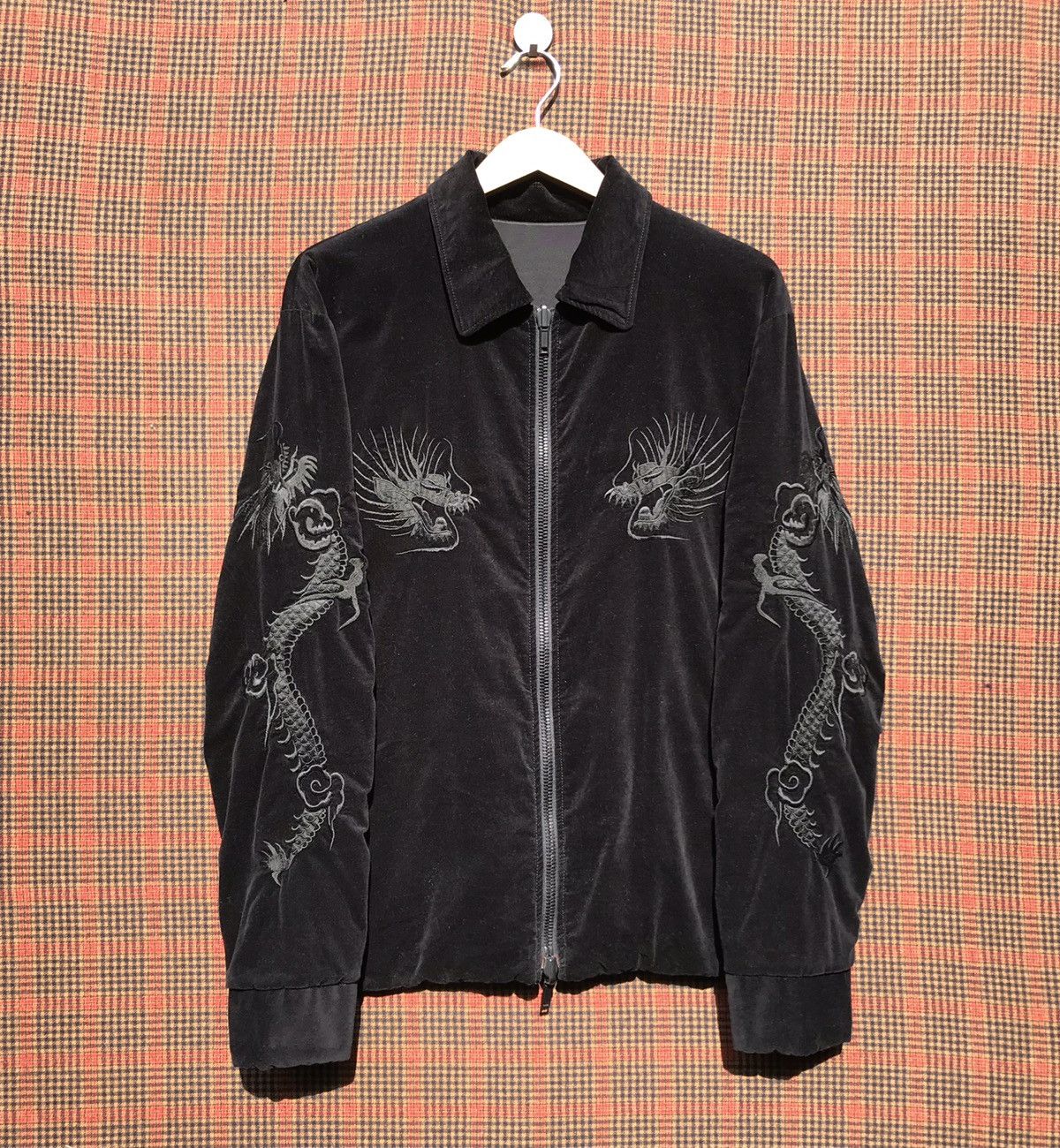 Japanese Brand 1 Piu 1 Uguale 3 Sukajan Reversible Jacket Sukajan Japan Size US L / EU 52-54 / 3 - 5 Thumbnail