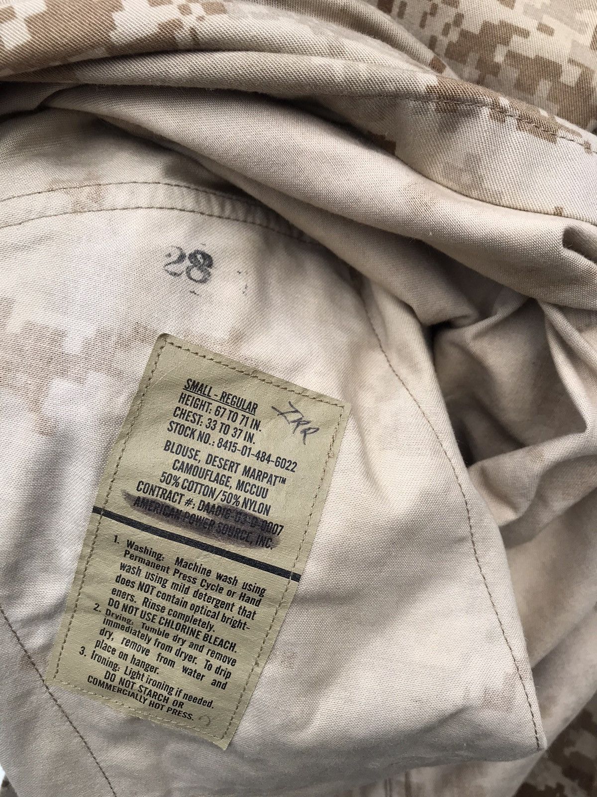 Other Vintage USMC Military Camo Tactical Jacket Size US S / EU 44-46 / 1 - 17 Thumbnail