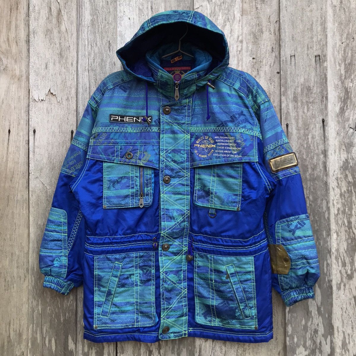 Japanese Brand Vintage PHENIX Ski Jacket Size US L / EU 52-54 / 3 - 1 Thumbnail