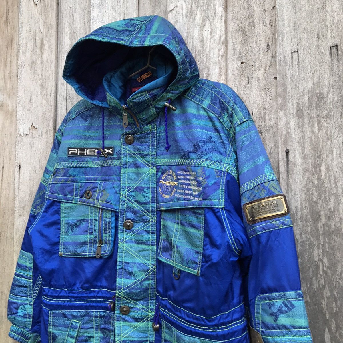 Japanese Brand Vintage PHENIX Ski Jacket Size US L / EU 52-54 / 3 - 3 Thumbnail