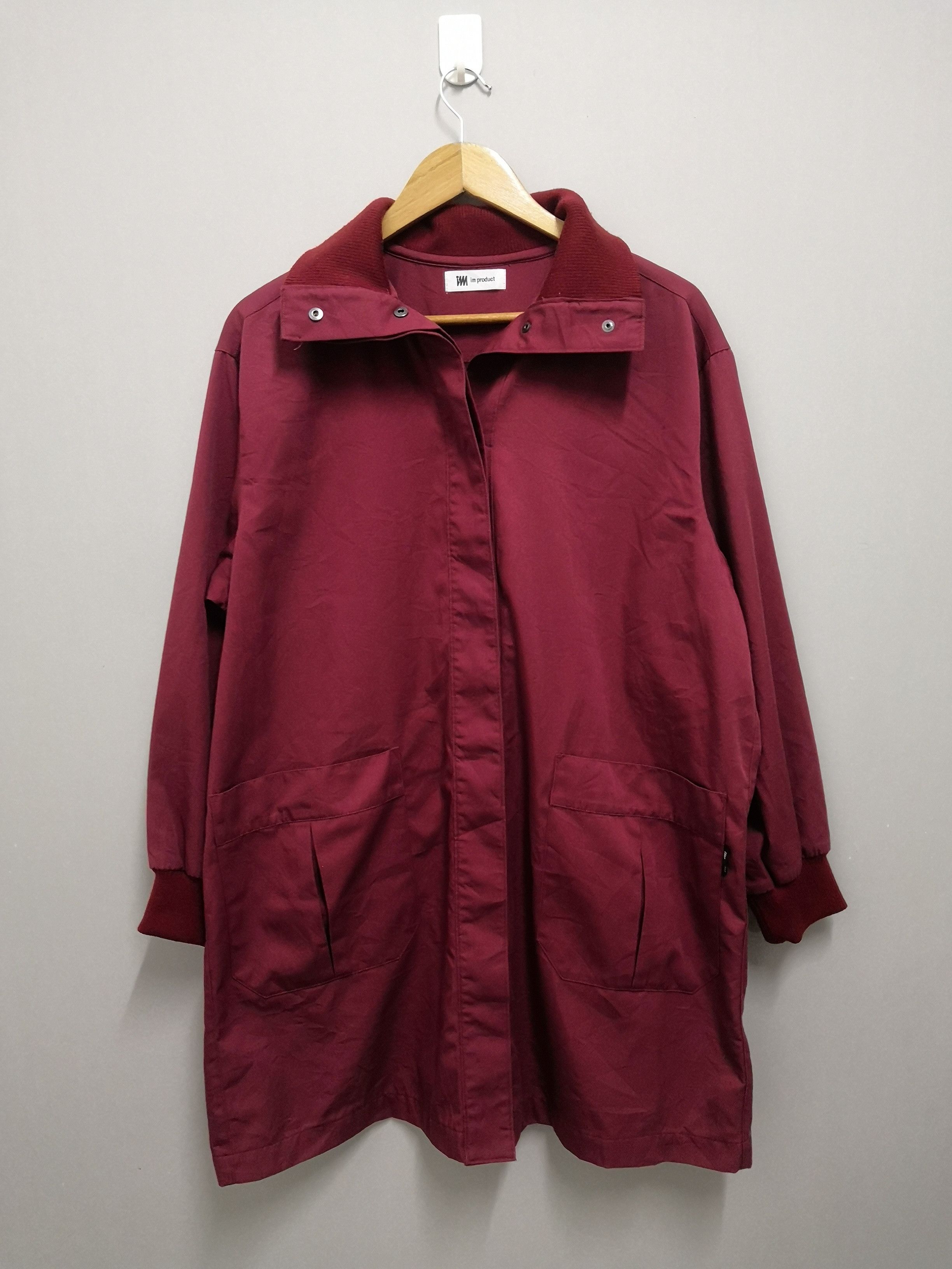 Designer × Issey Miyake × Japanese Brand Issey Miyake IM Product Red Maroon Coat Size US L / EU 52-54 / 3 - 1 Thumbnail