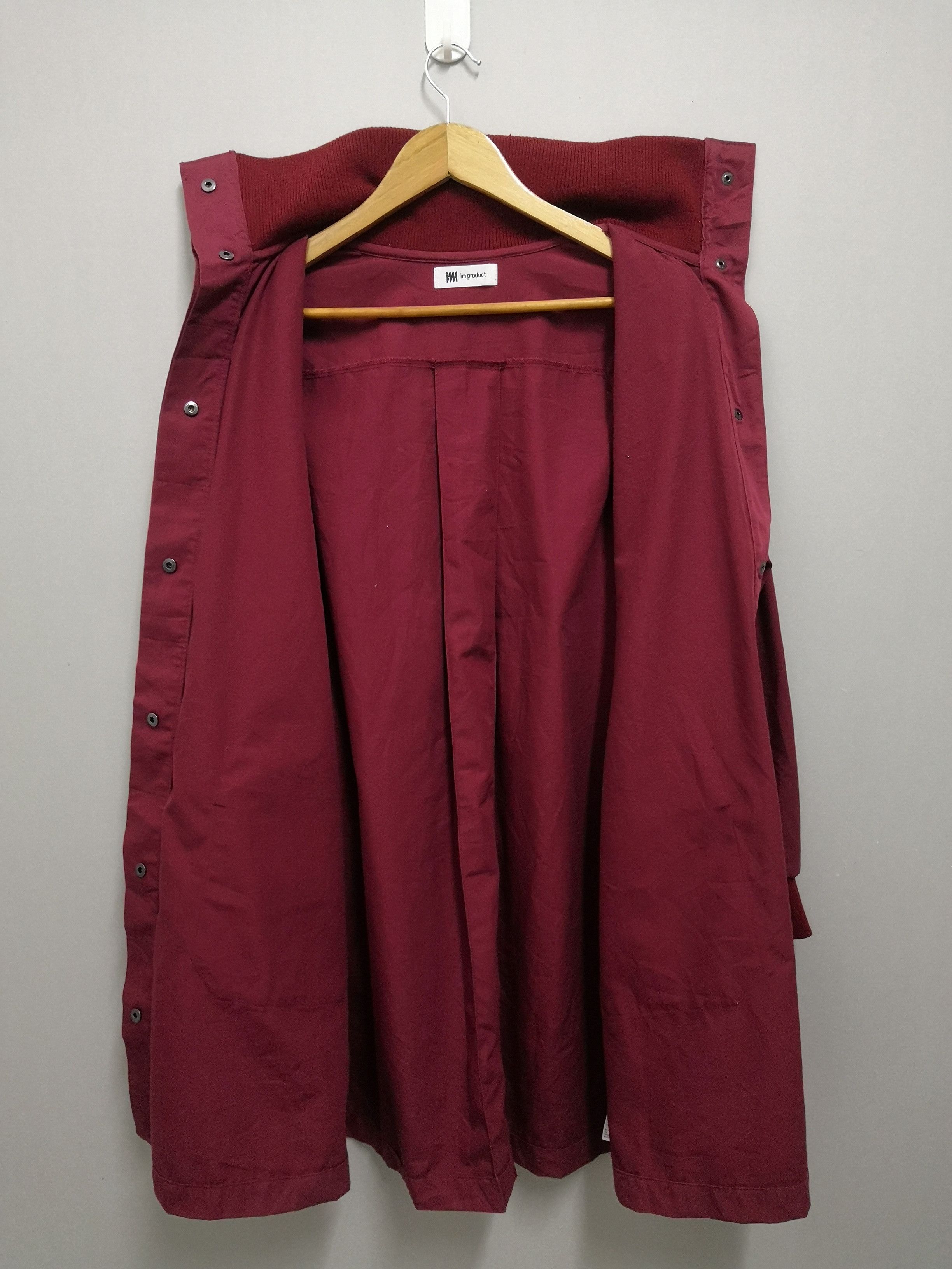 Designer × Issey Miyake × Japanese Brand Issey Miyake IM Product Red Maroon Coat Size US L / EU 52-54 / 3 - 7 Thumbnail