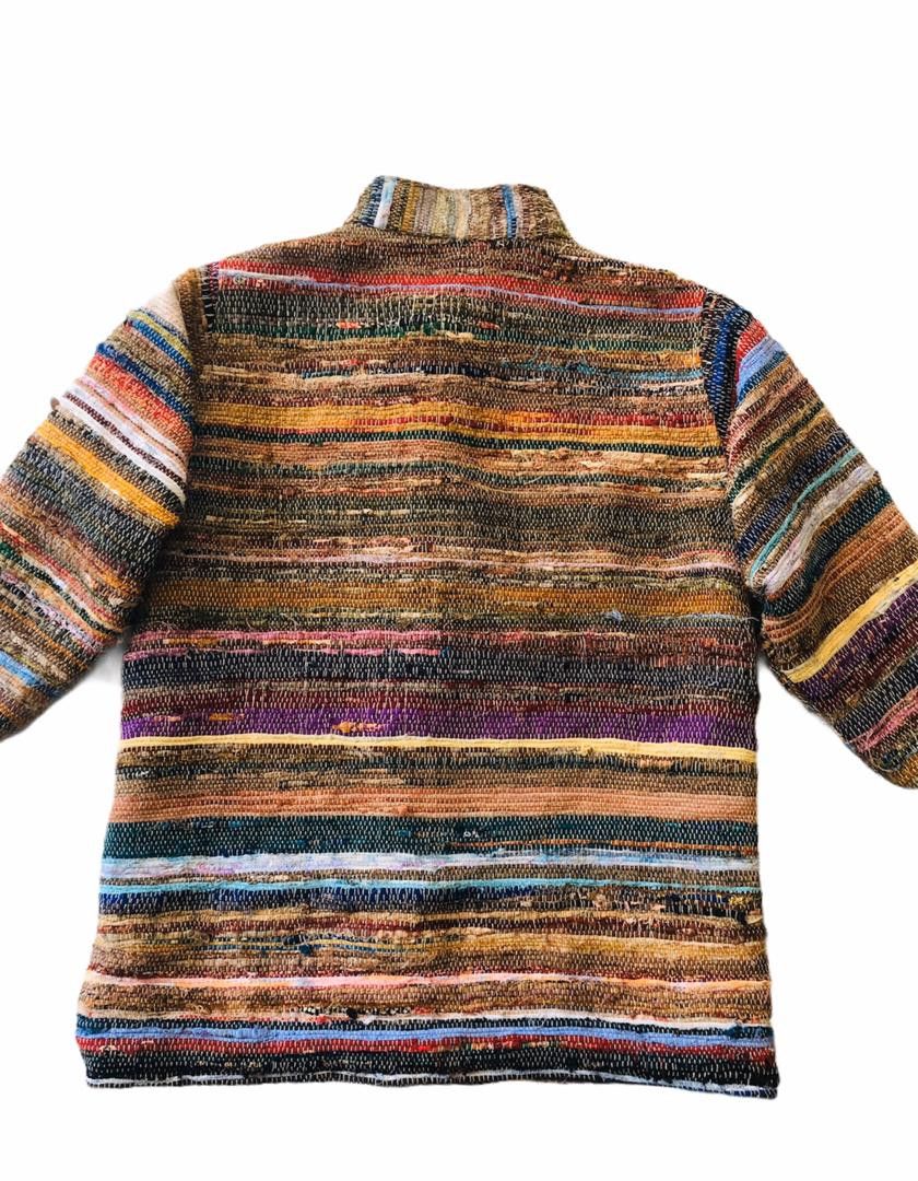 Japanese Brand VINTAGE BORO JAPAN Patchworks Special Design Bamboo Button Size US M / EU 48-50 / 2 - 4 Thumbnail