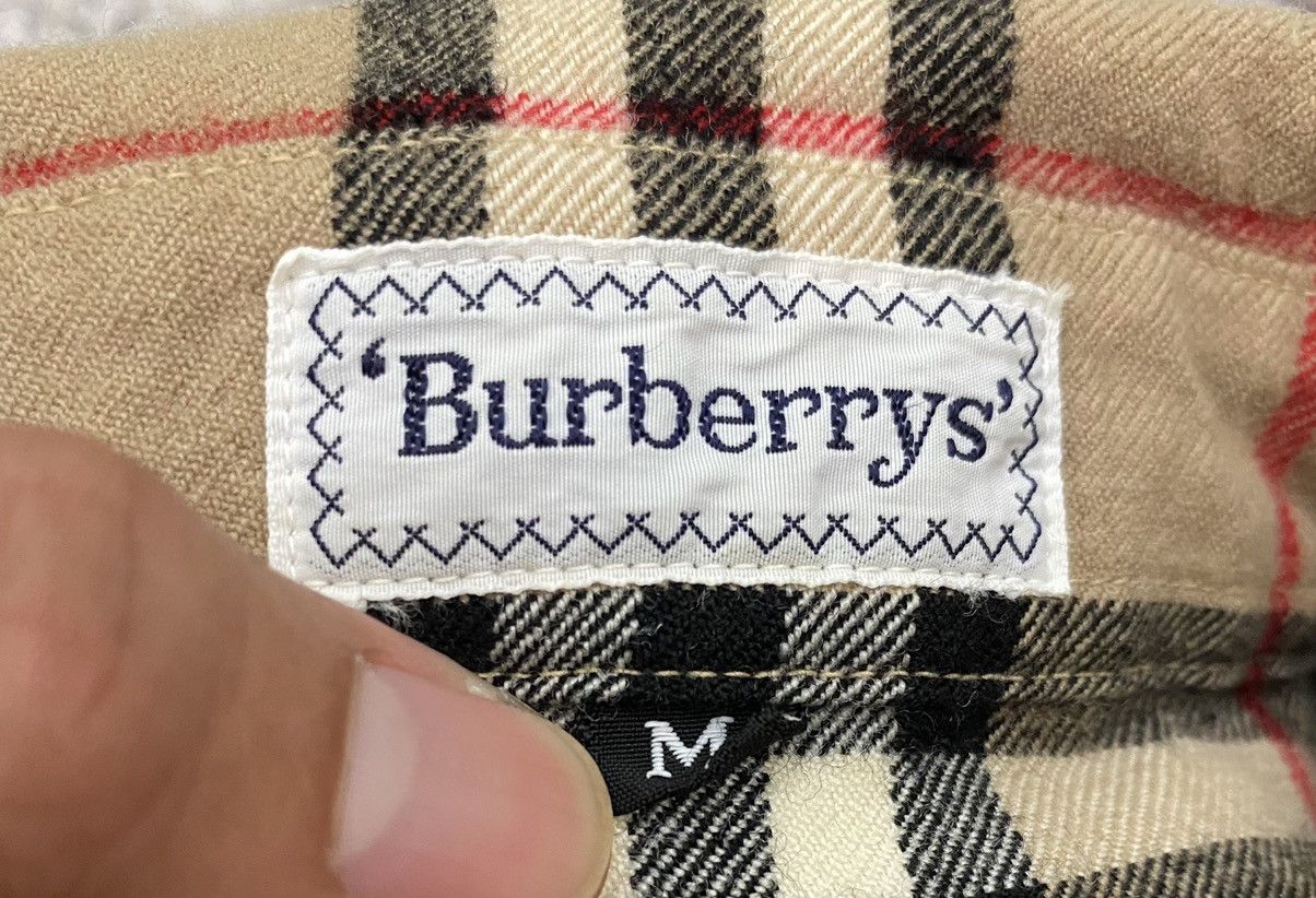Burberry × Vintage Vintage Burberrys Wool Nova Check Shirt Size M / US 6-8 / IT 42-44 - 8 Thumbnail