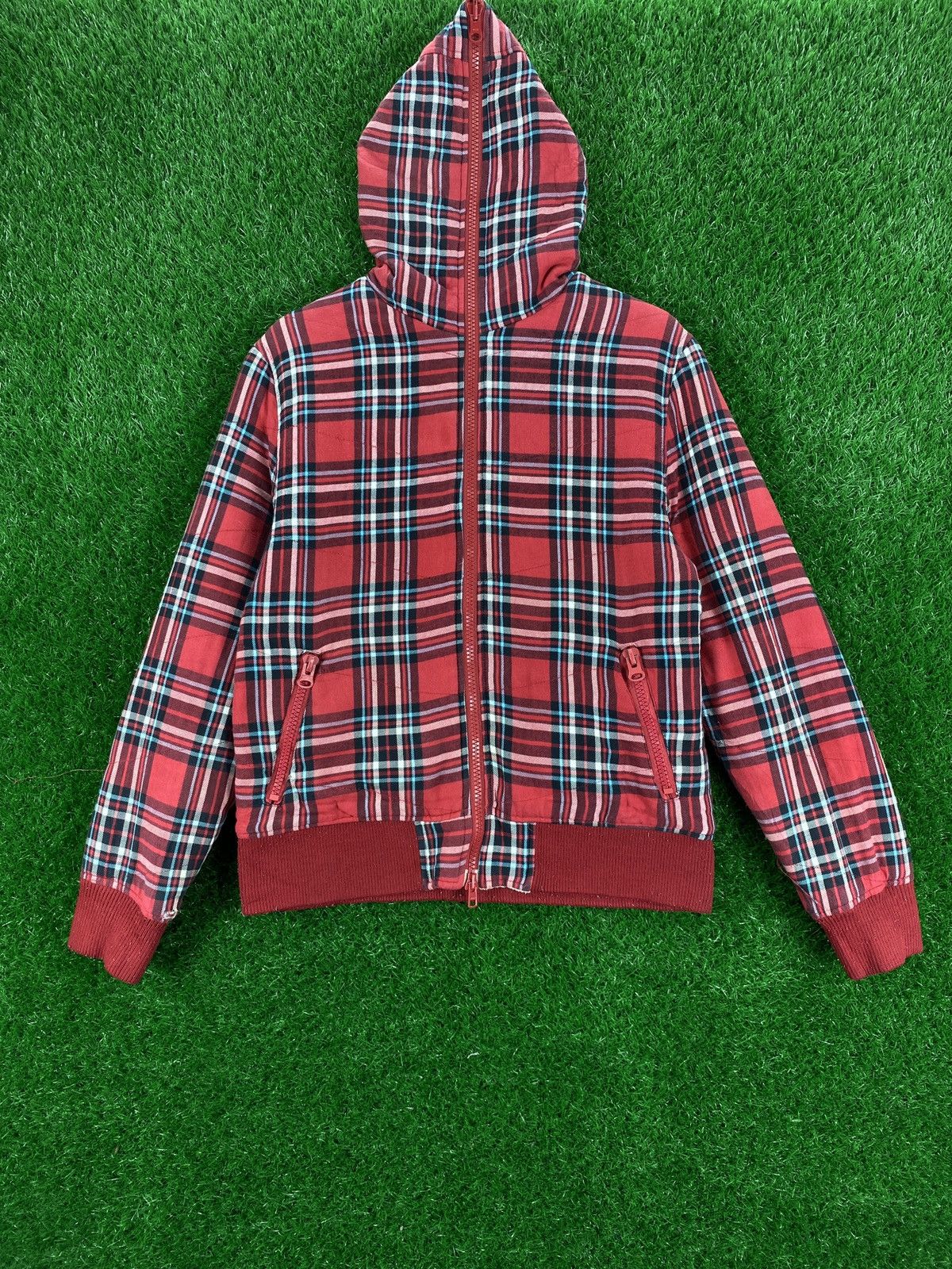 Japanese Brand × Vintage Vintage Reversible Check Jacket By Down To South Size US M / EU 48-50 / 2 - 1 Thumbnail