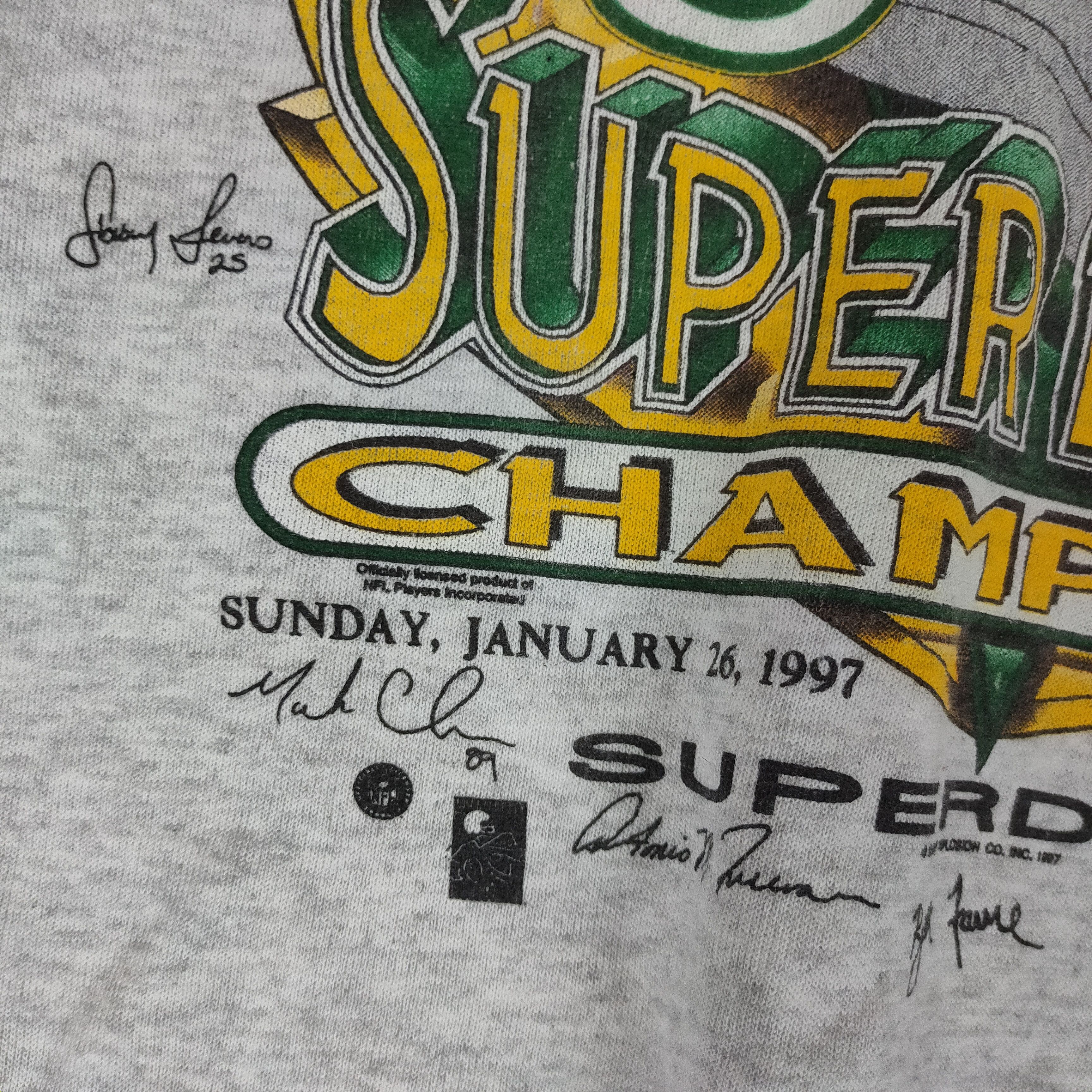 NFL Vintage 1997 NFL SUPER BOWL Made in USA XXLsize Sweatshirt Size US XXL / EU 58 / 5 - 3 Thumbnail