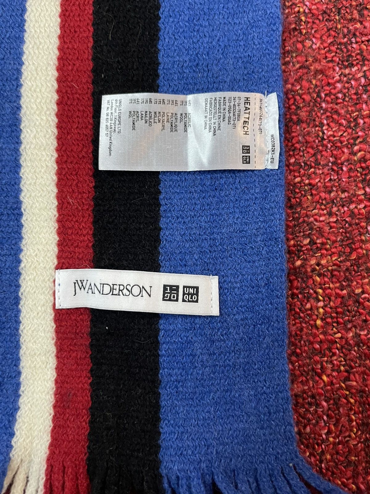 JW Anderson × Japanese Brand × Uniqlo J.W. Anderson x Uniqlo striped scarf Size ONE SIZE - 2 Thumbnail