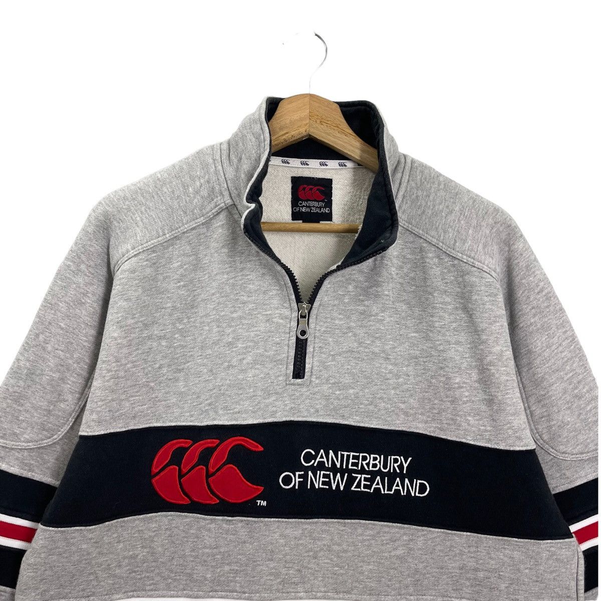 Canterbury of New Zealand Vintage 90s Canterbury Of New Zealand Halfzip Sweatshirt Size US M / EU 48-50 / 2 - 4 Thumbnail