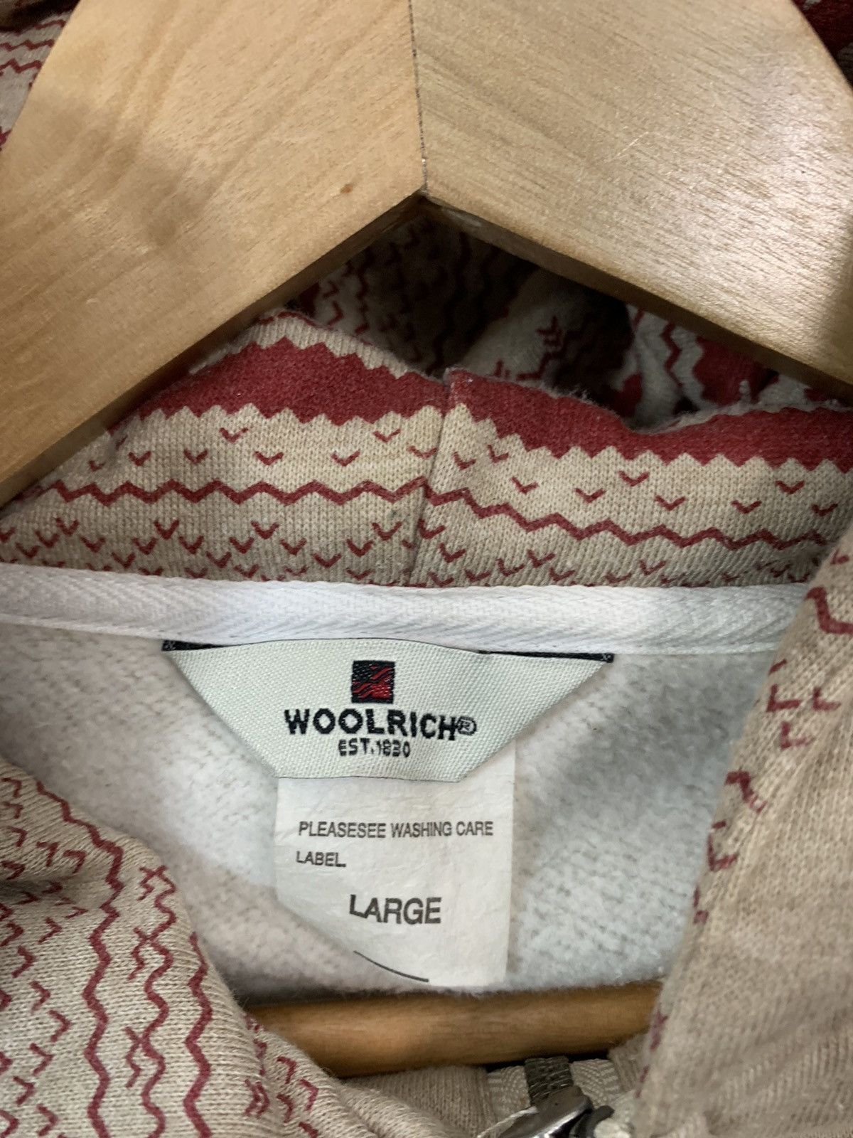 Woolrich Woolen Mills Woolrich Zipper Hoodie Size US L / EU 52-54 / 3 - 6 Thumbnail