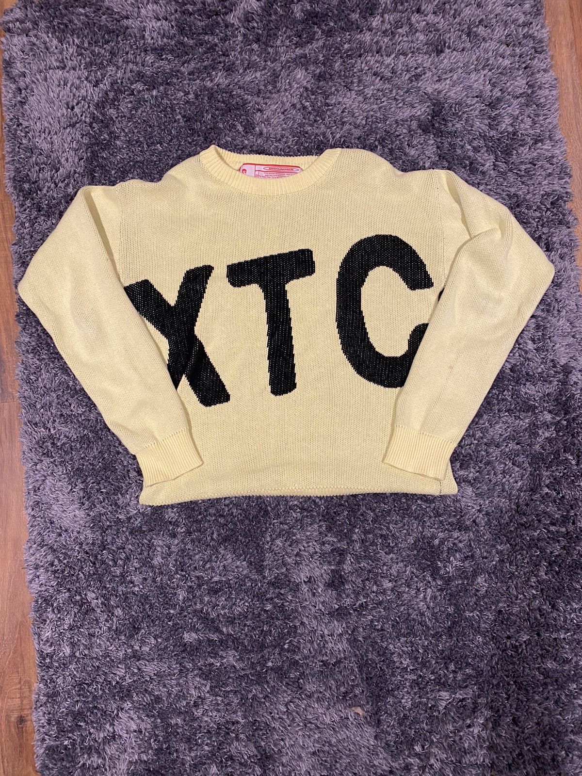 Joy Divizn Yellow JOY DIVIZN XTC Knitwear Sweater Cropped | Grailed