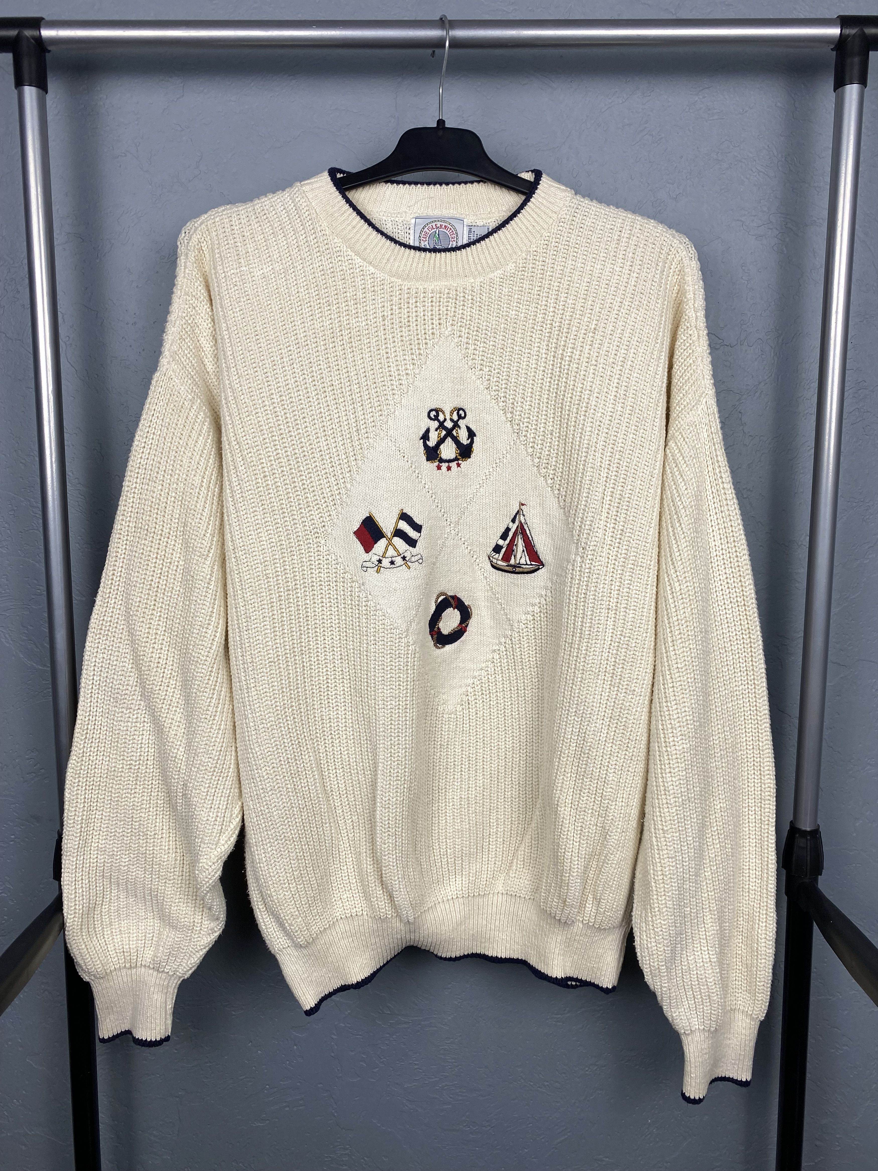 Vintage Vintage Crewneck Grafic Print Oversized Sweater Art USA Size US L / EU 52-54 / 3 - 1 Thumbnail
