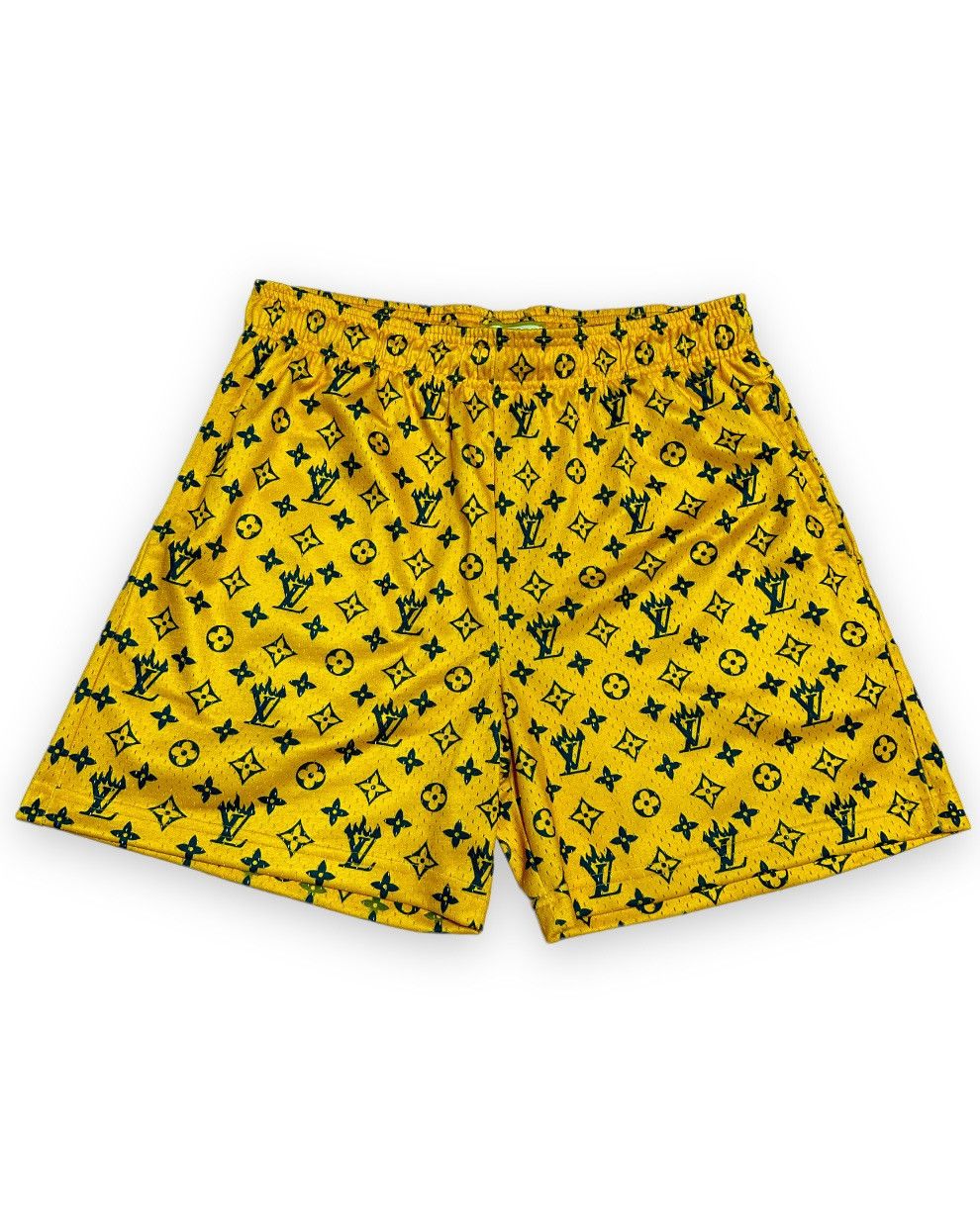Other Street Market Supply LV Monogram Shorts Medium Yellow Size US 32 / EU 48 - 1 Thumbnail