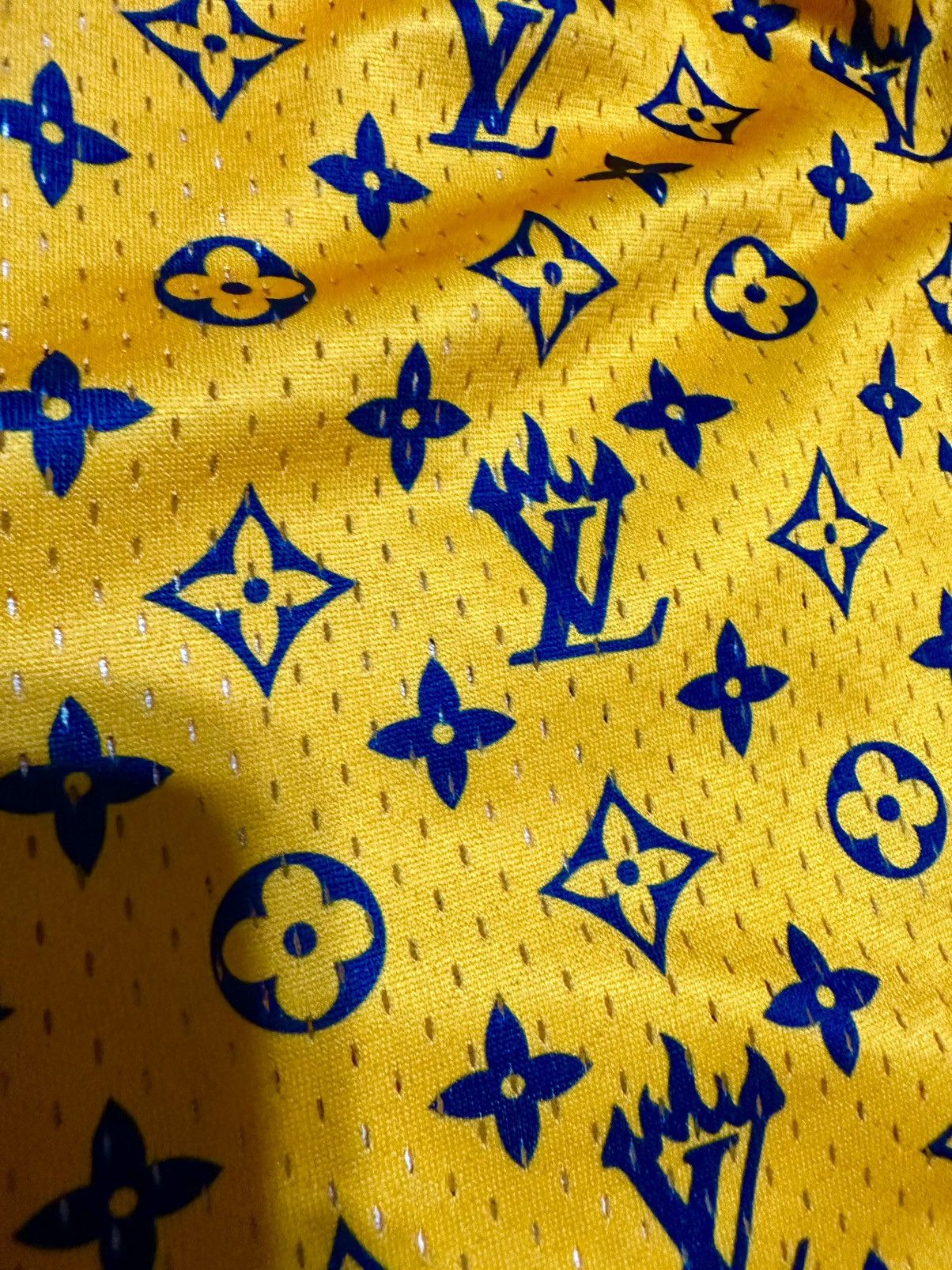 Other Street Market Supply LV Monogram Shorts Medium Yellow Size US 32 / EU 48 - 3 Thumbnail