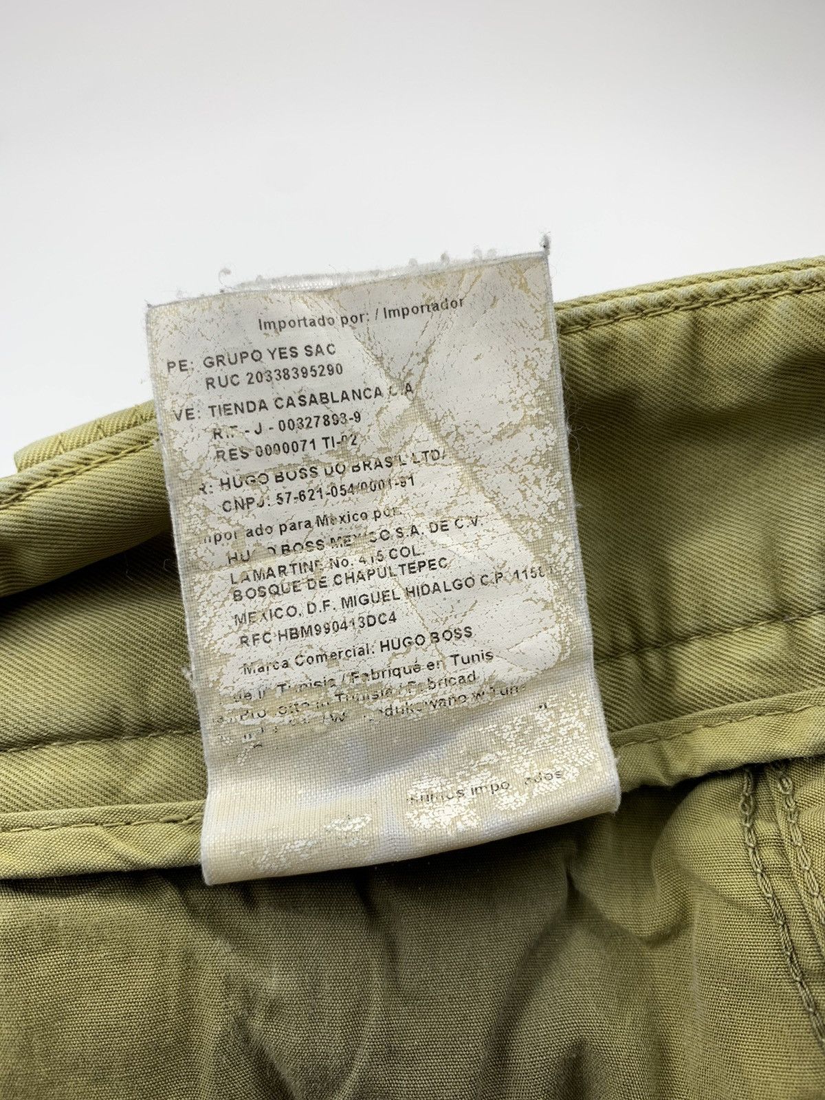 Hugo Natural Sunfaded Hugo Boss Bondage Cargo Pant Size US 30 / EU 46 - 10 Thumbnail