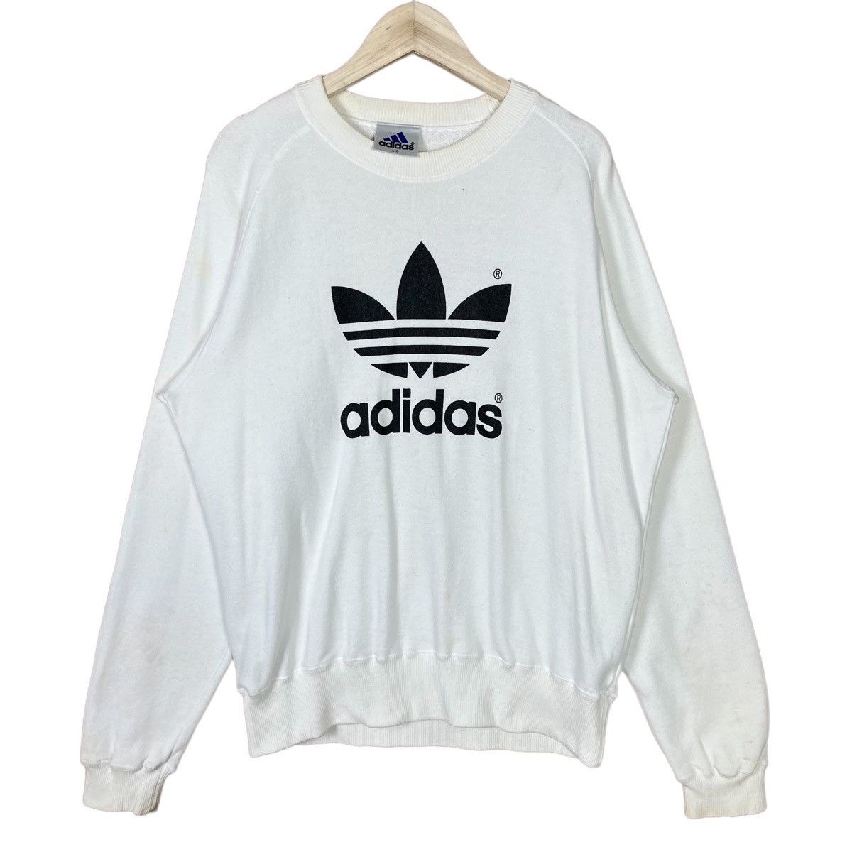 Vintage Adidas Trefoil Sweatshirt Tops
